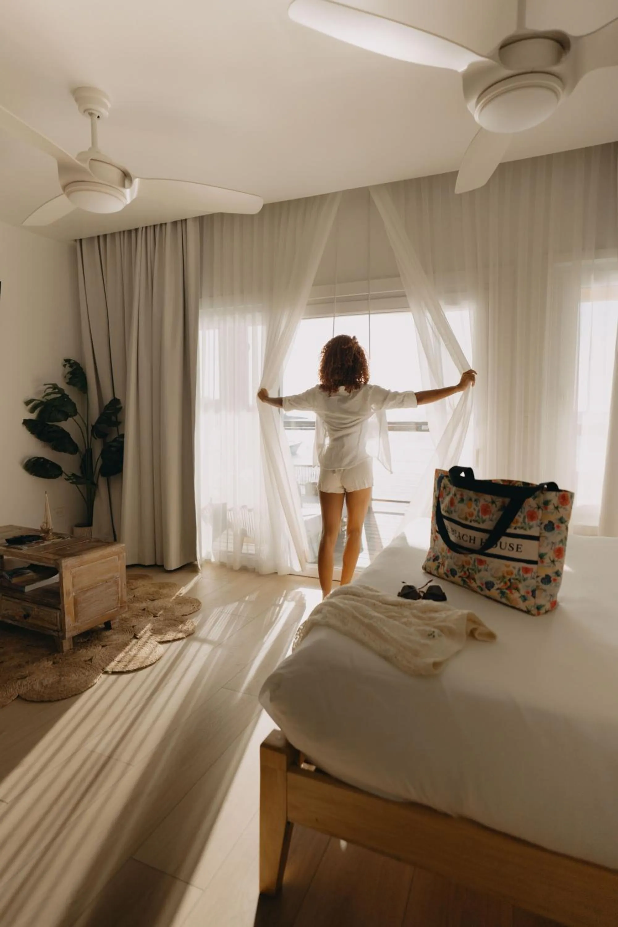 Bedroom, Bed in The Beach House Boutique Hotel