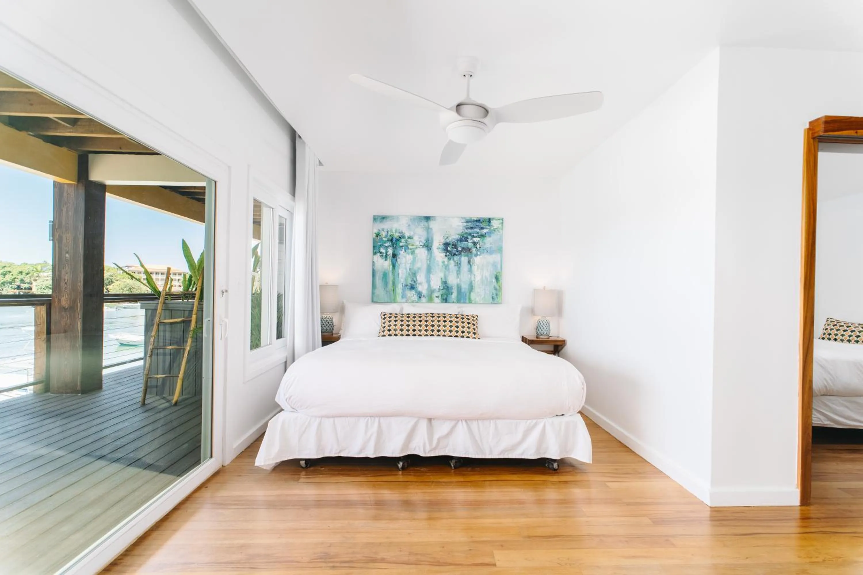 Bedroom, Bed in The Beach House Boutique Hotel