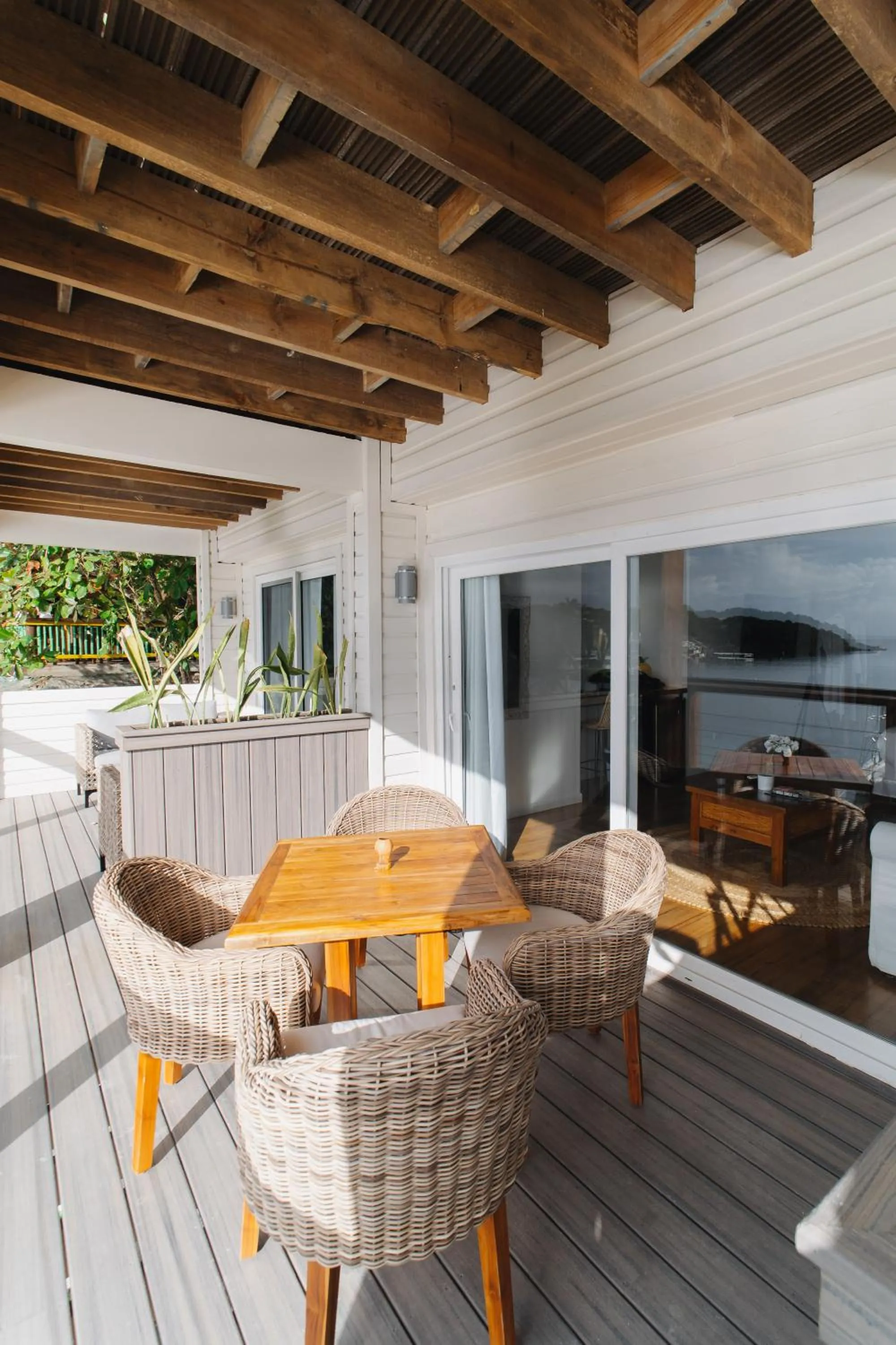 Patio in The Beach House Boutique Hotel