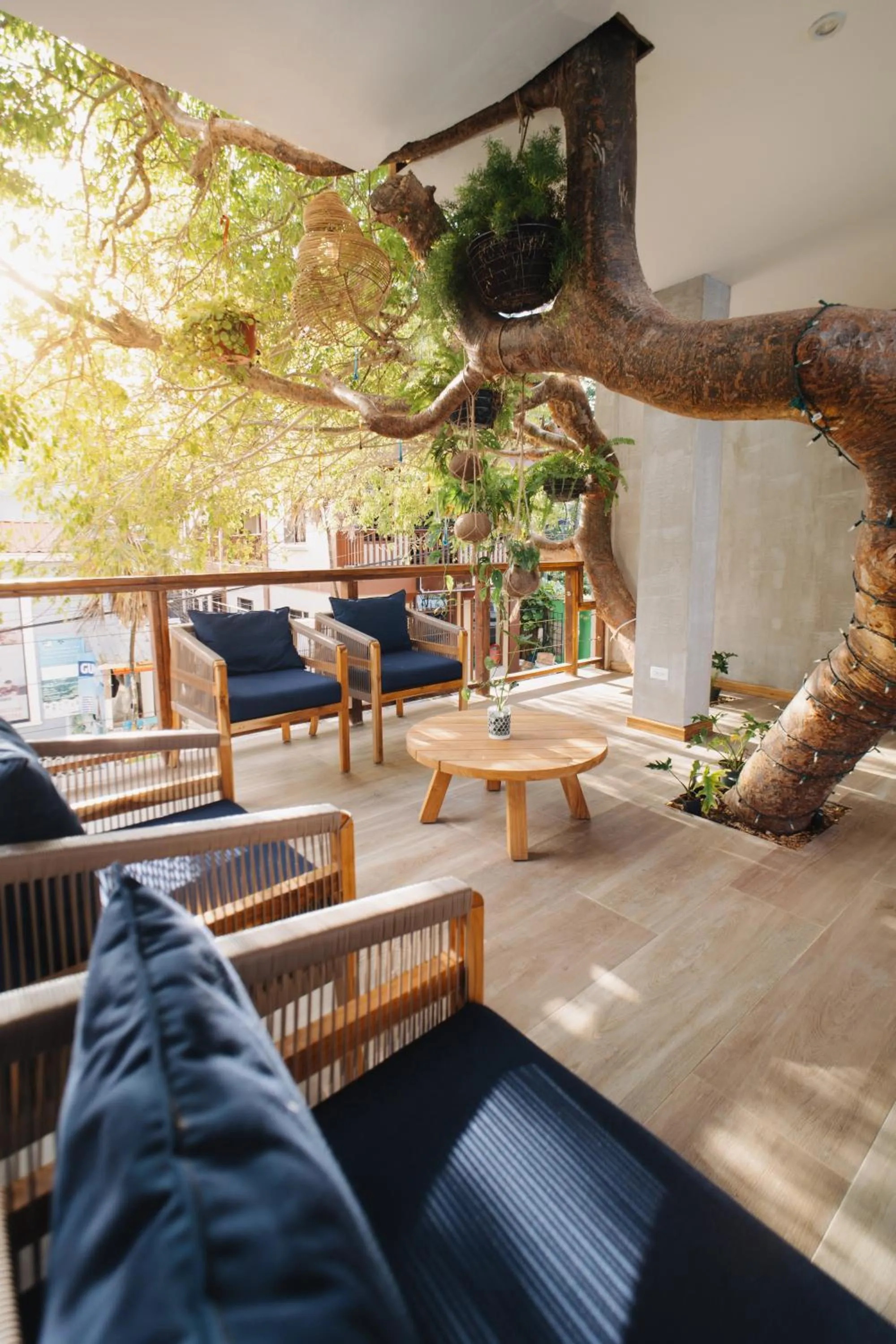 Seating area in The Beach House Boutique Hotel
