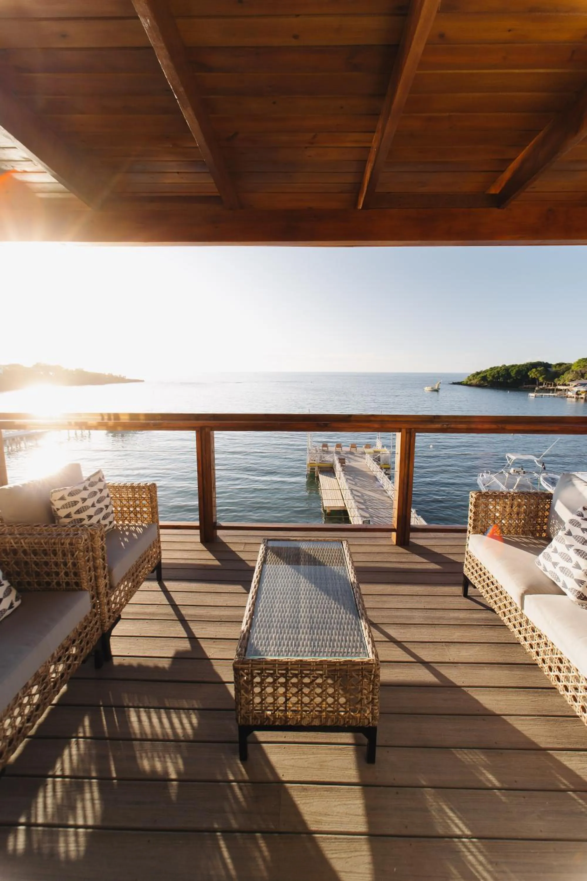 Patio in The Beach House Boutique Hotel