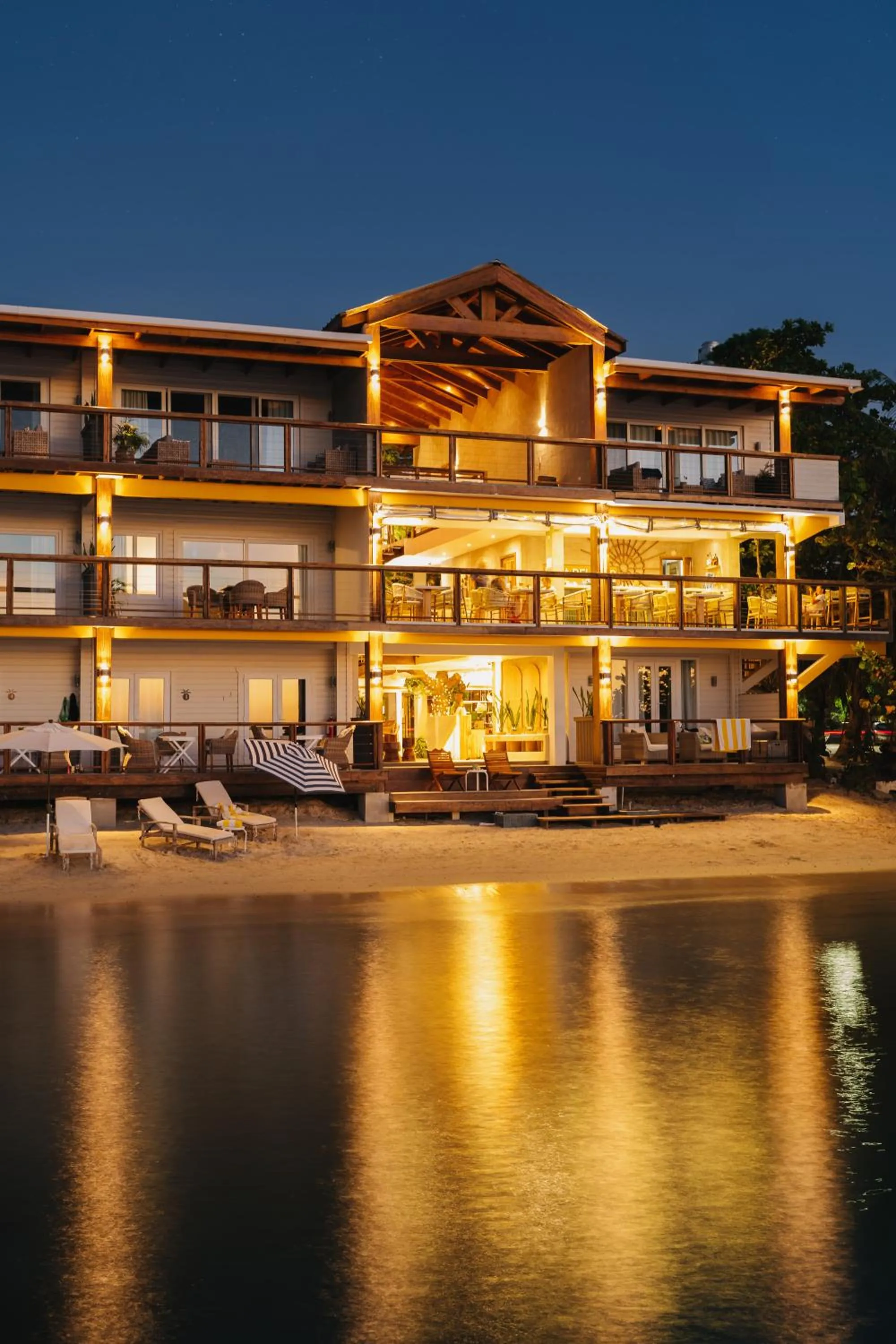 Property building in The Beach House Boutique Hotel