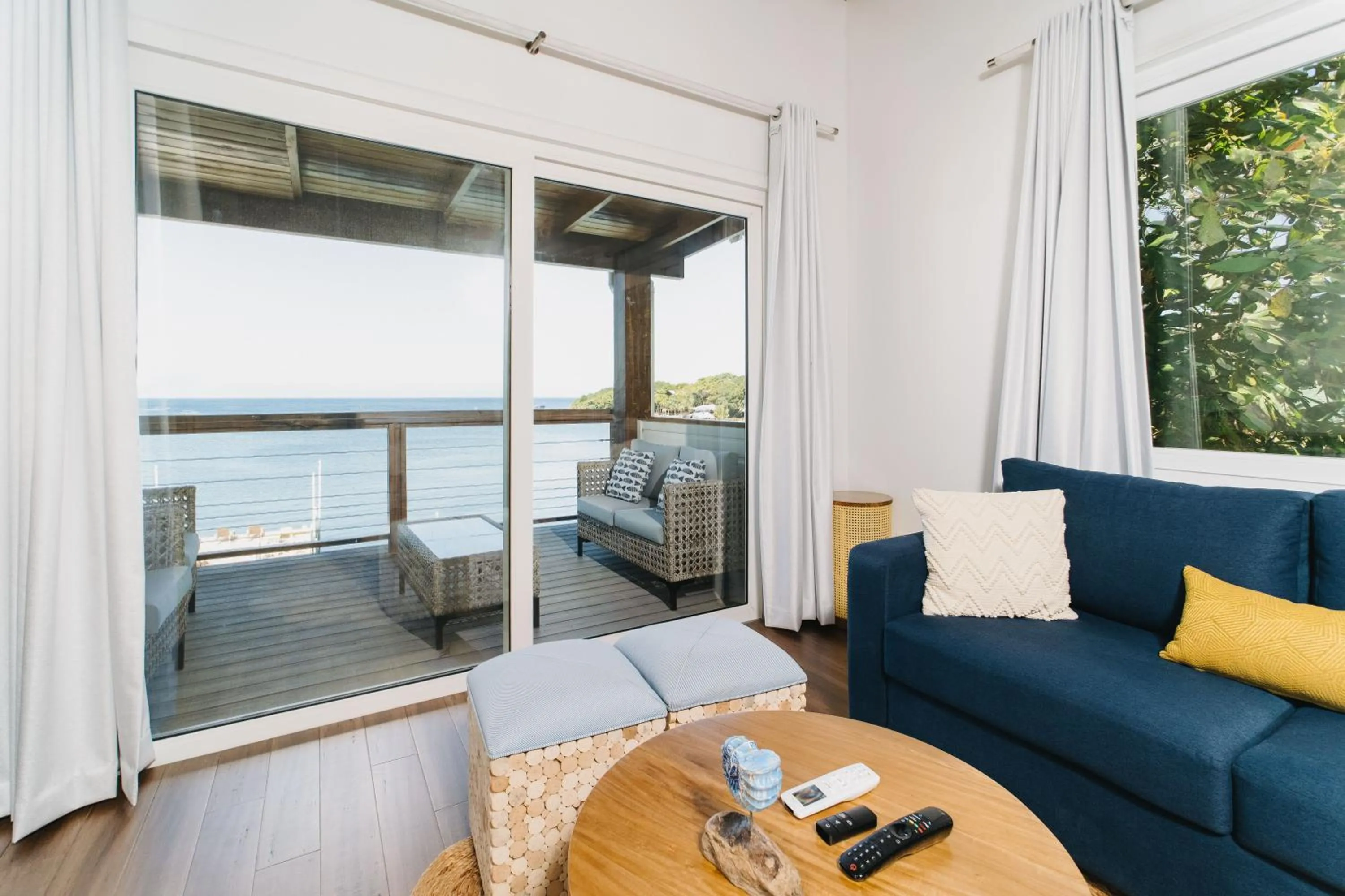Seating area in The Beach House Boutique Hotel