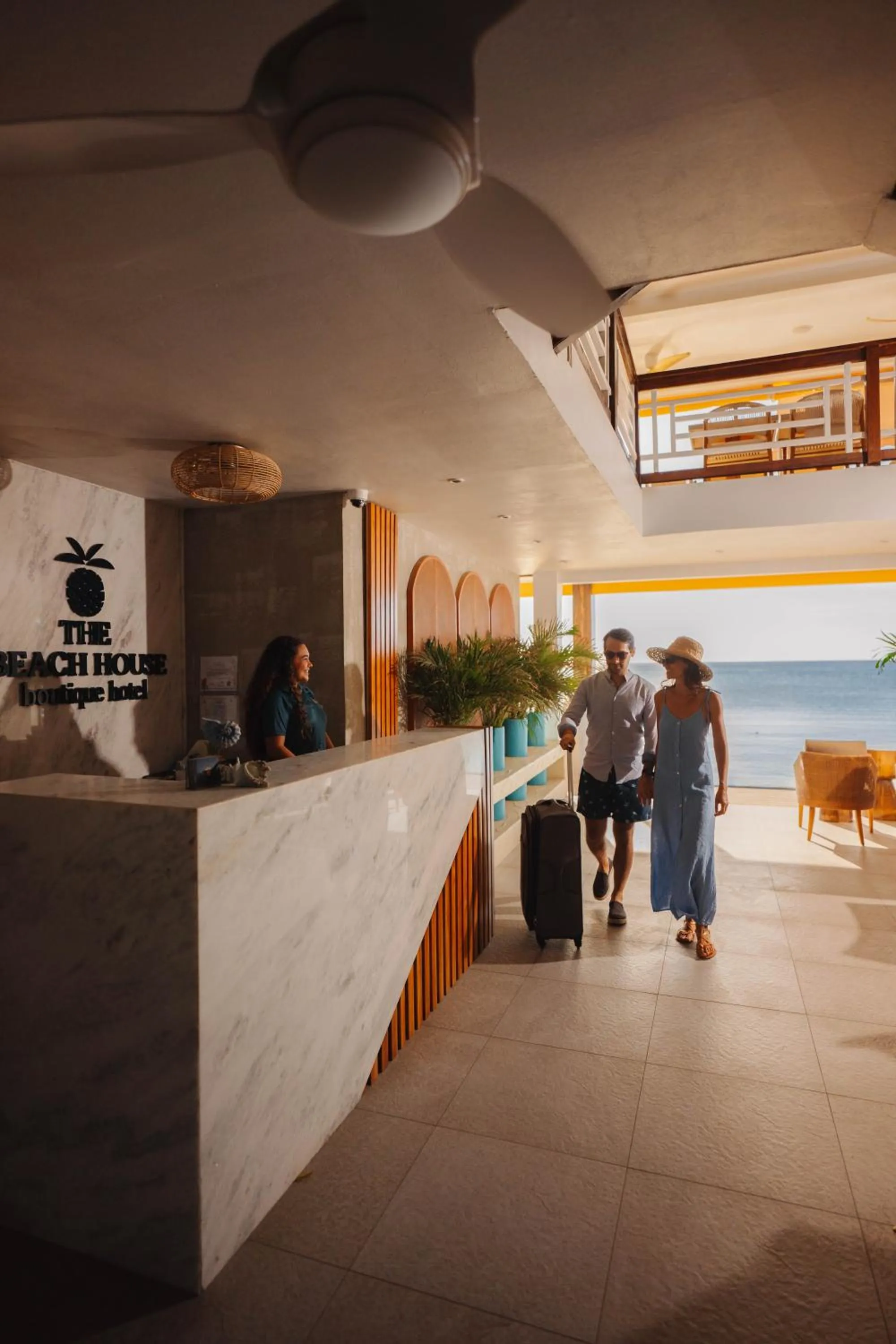 Lobby or reception in The Beach House Boutique Hotel