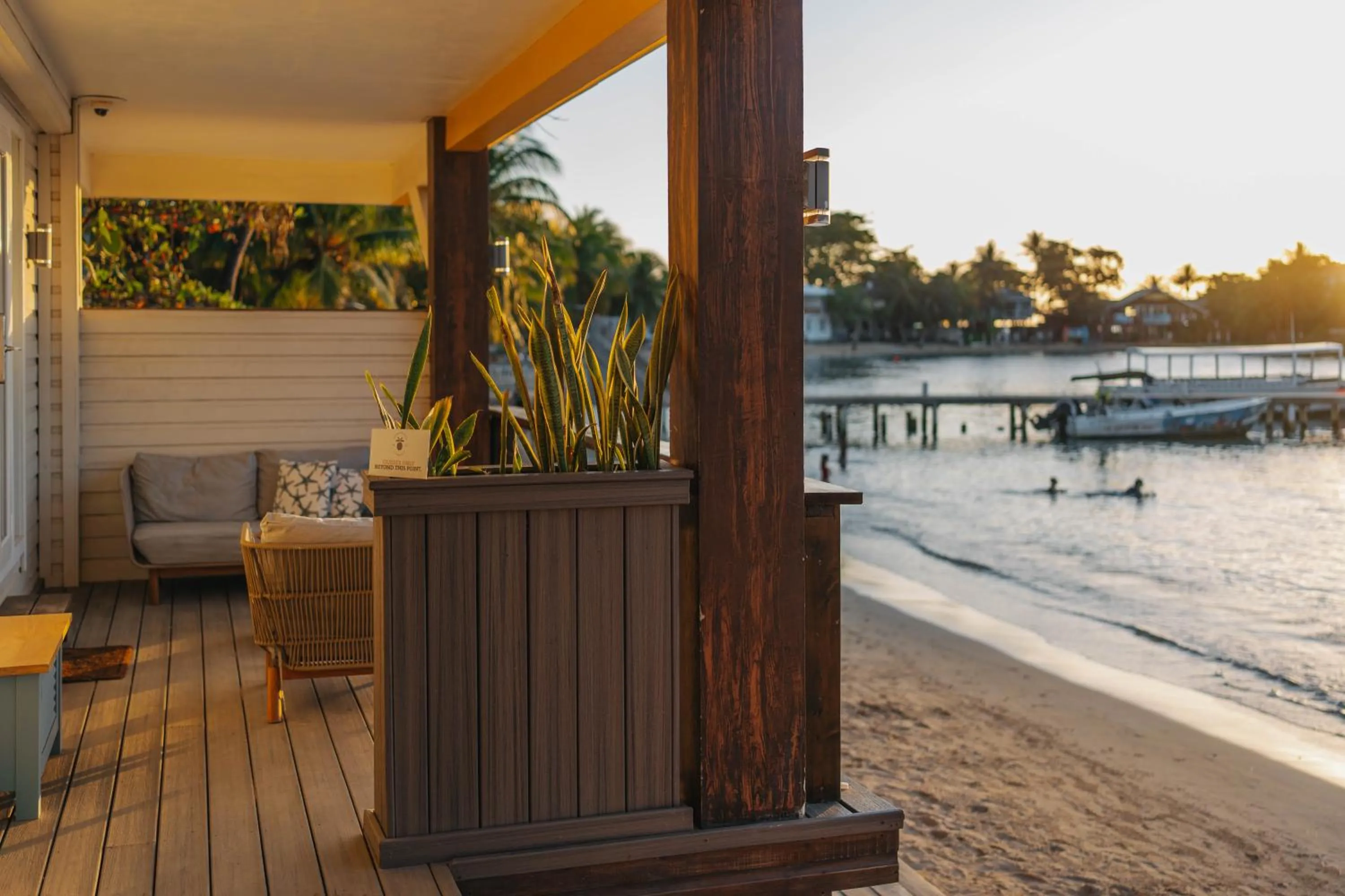 Patio in The Beach House Boutique Hotel