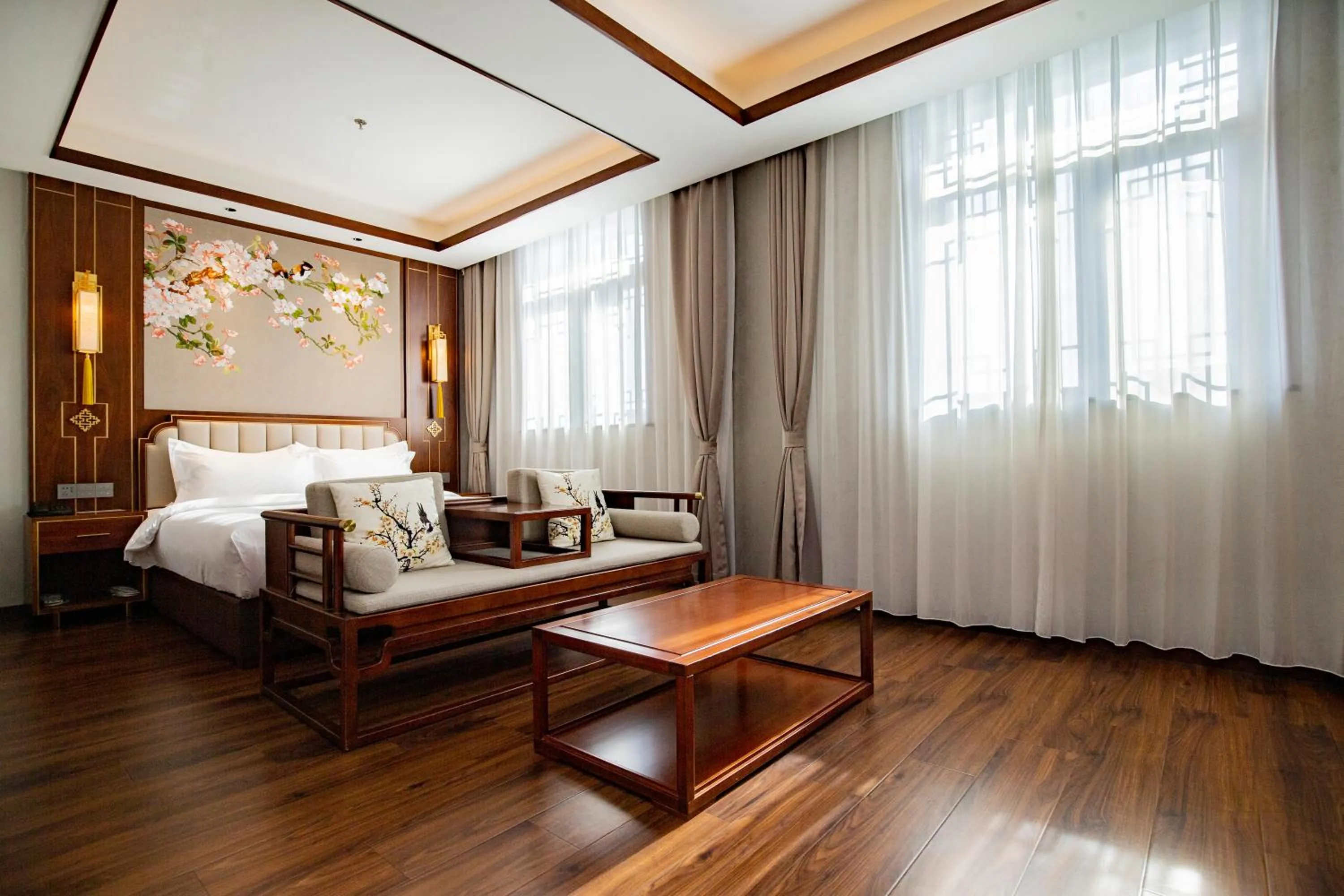 Photo of the whole room, Bed in Pierr Palace Hotel (Beijing Nanluo Guxiang)