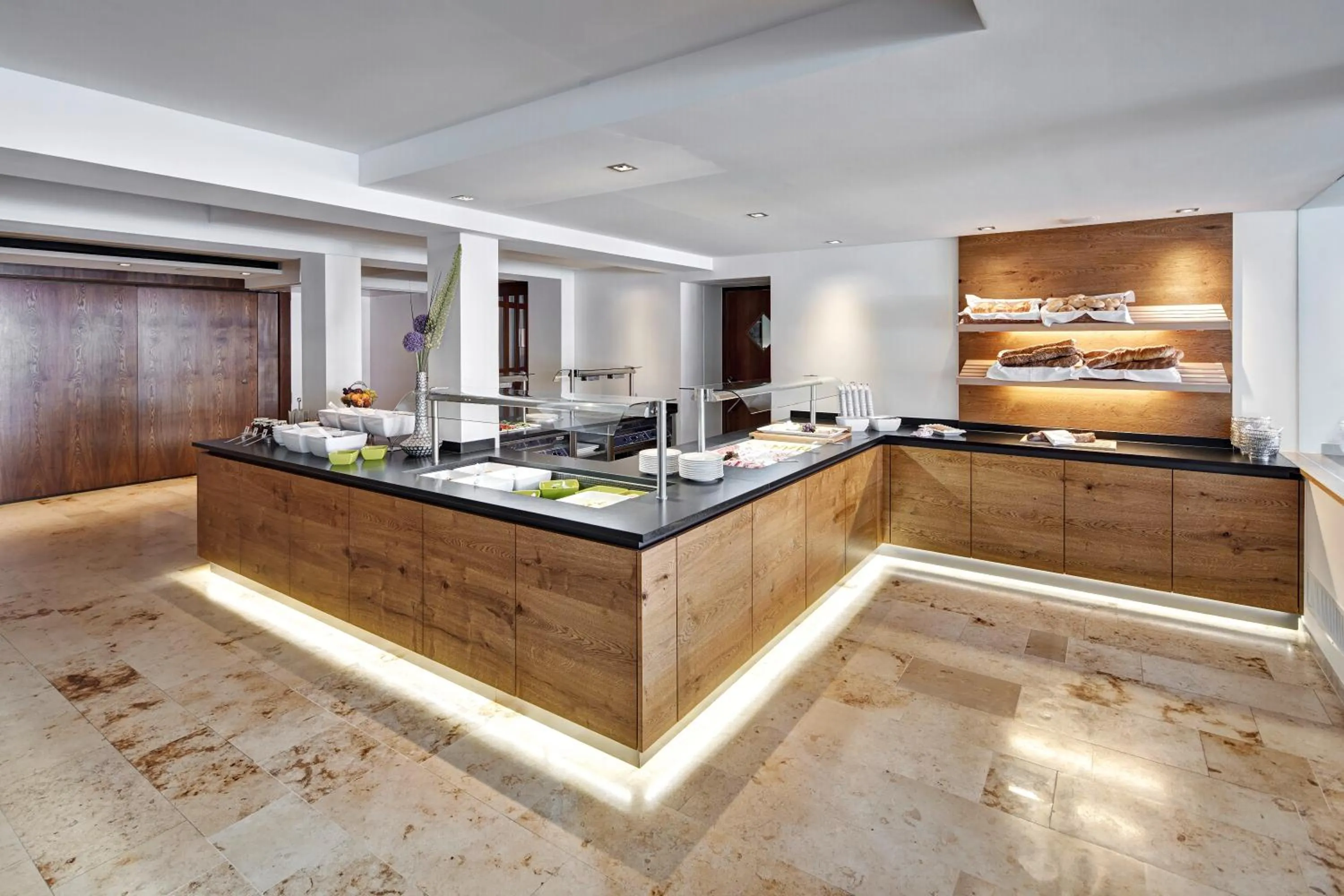 Buffet breakfast in Hotel Krone