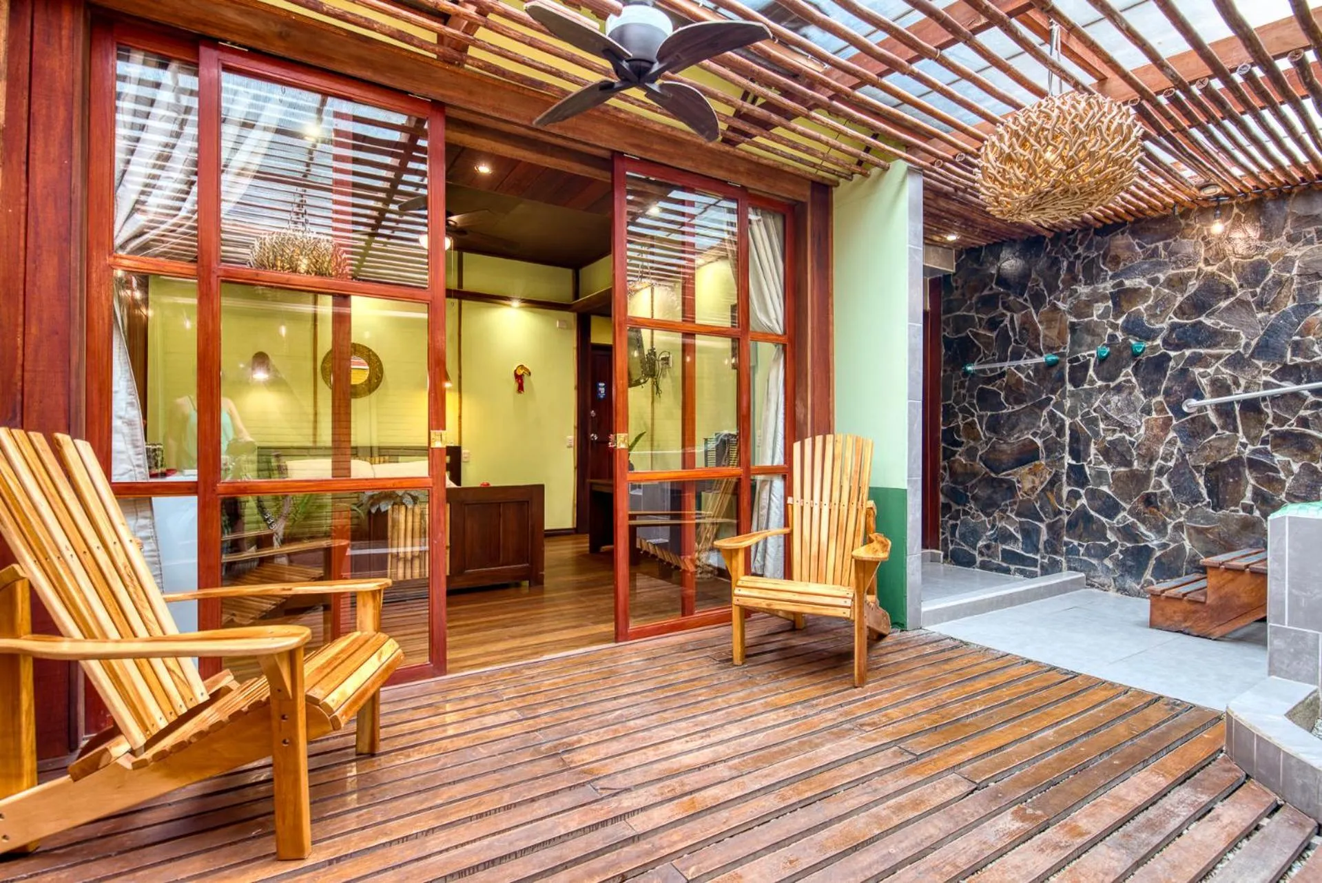 Patio in Hotel Banana Azul - Adults Only