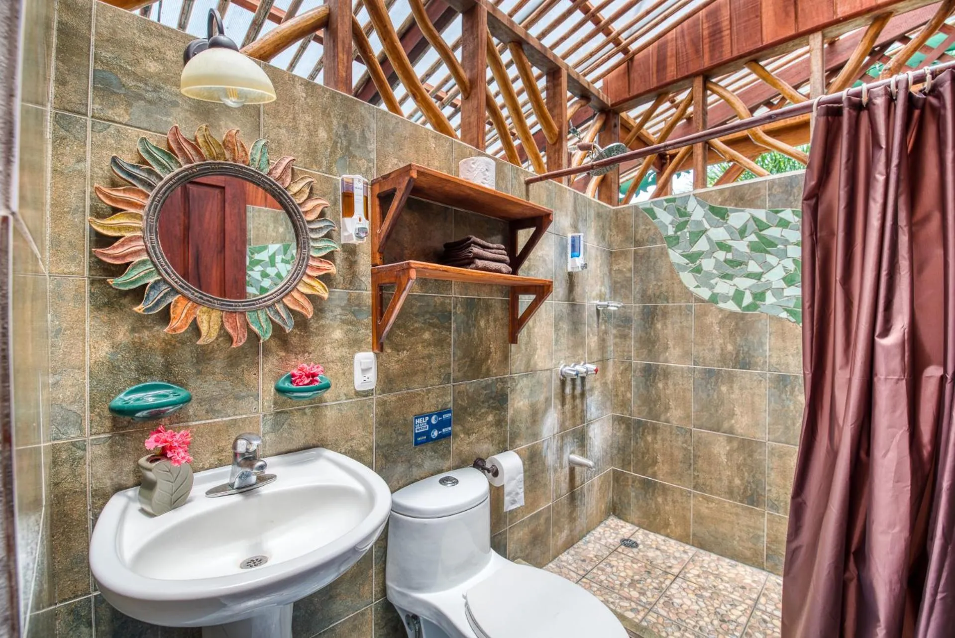 Shower in Hotel Banana Azul - Adults Only