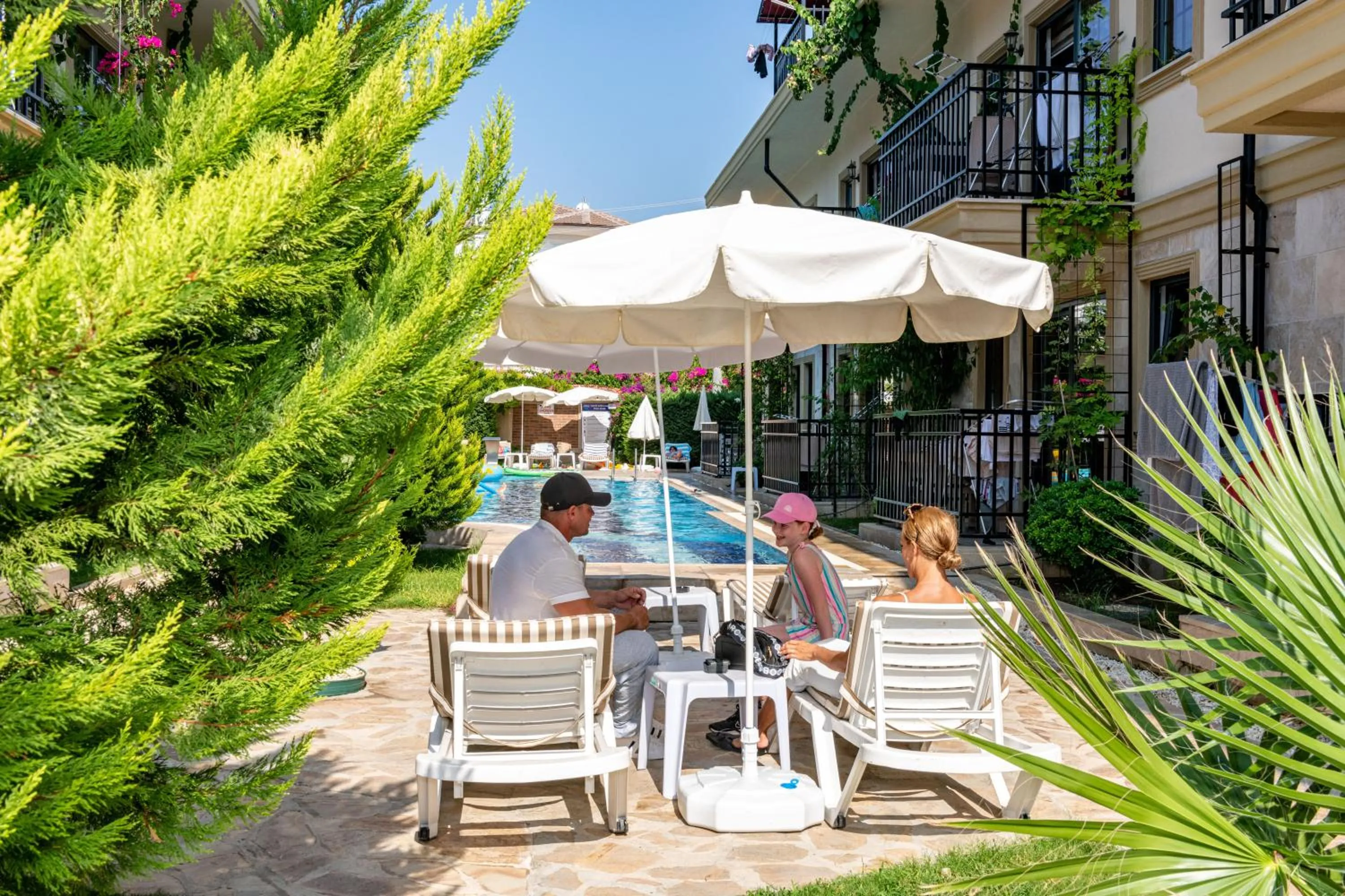 Swimming pool in Yaşam Park Apart Hotel - Fethiye Calis Beach