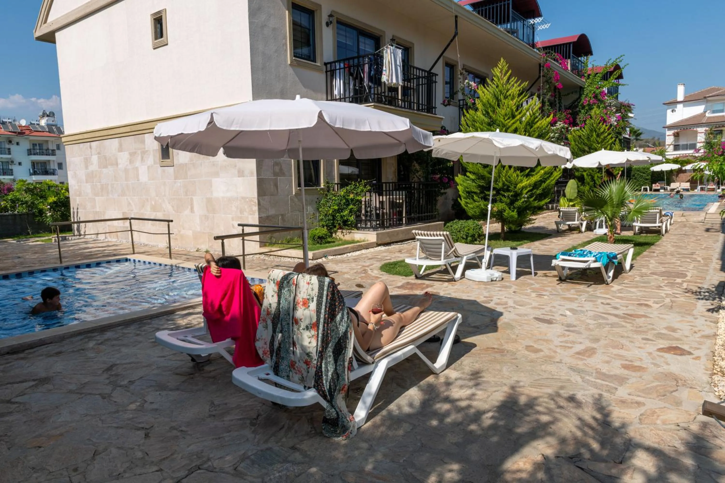 Swimming pool in Yaşam Park Apart Hotel - Fethiye Calis Beach