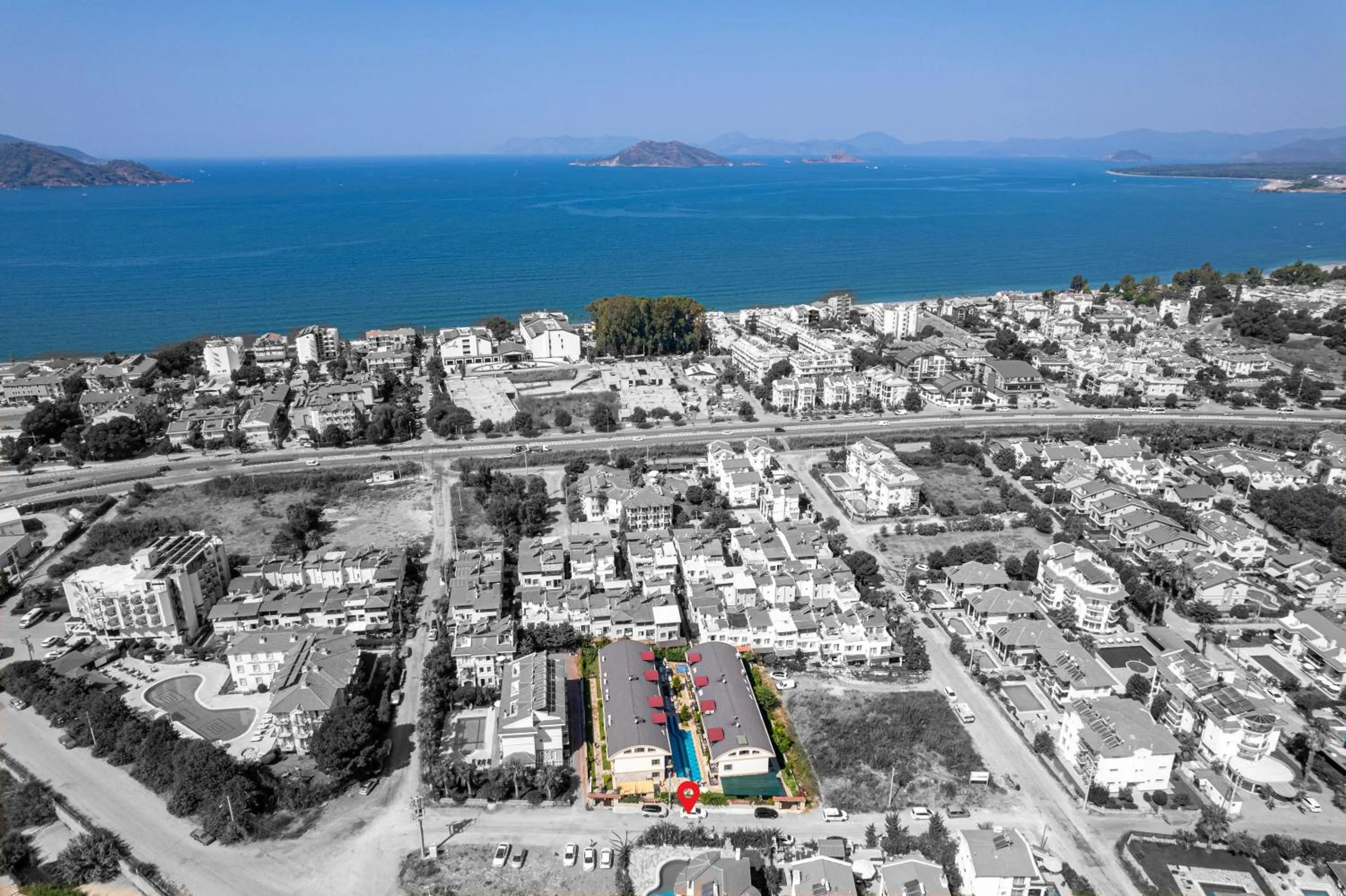 Bird's eye view in Yaşam Park Apart Hotel - Fethiye Calis Beach