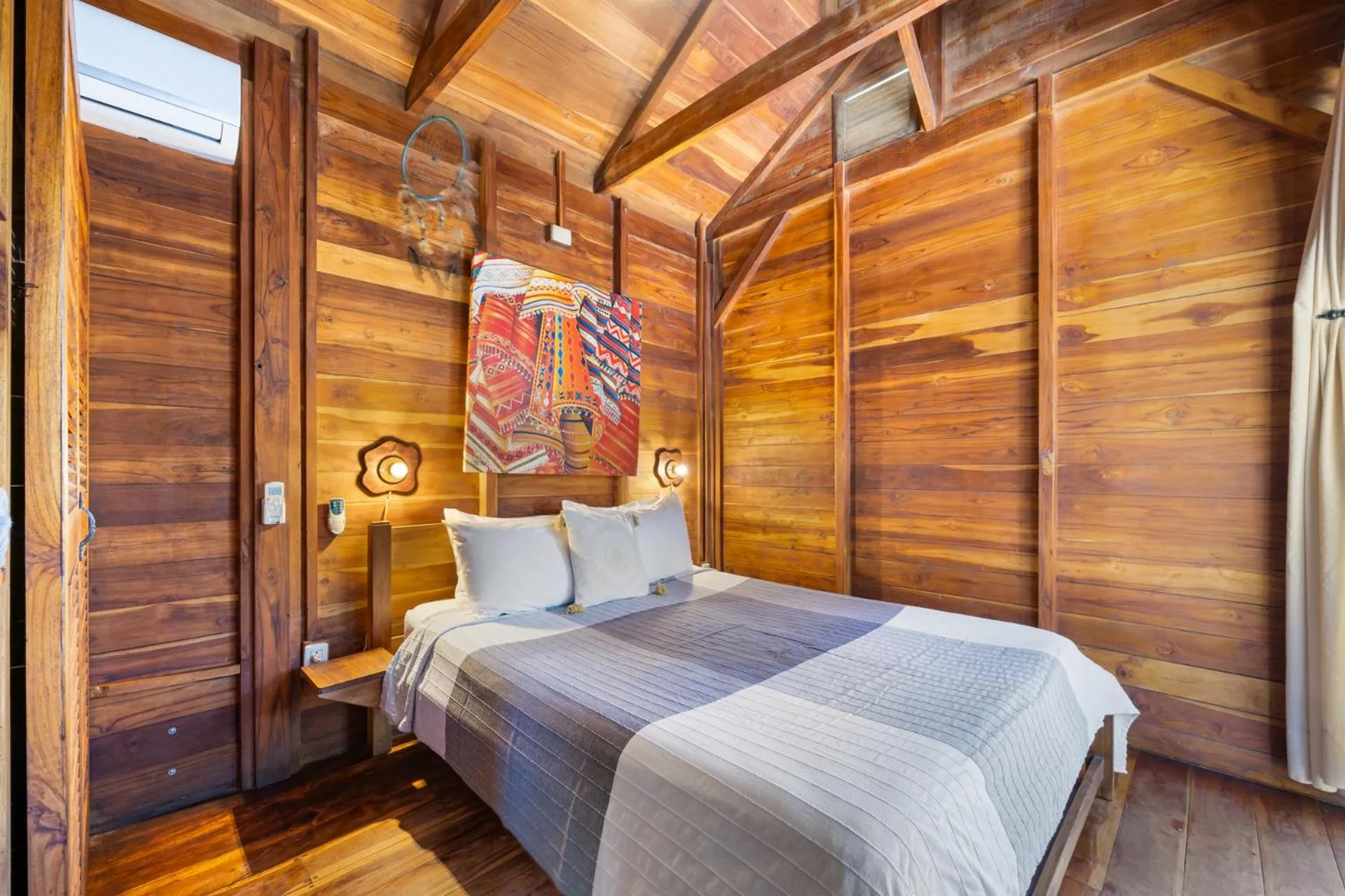 Bedroom, Bed in The Beach Bungalows Tamarindo- Adults Only