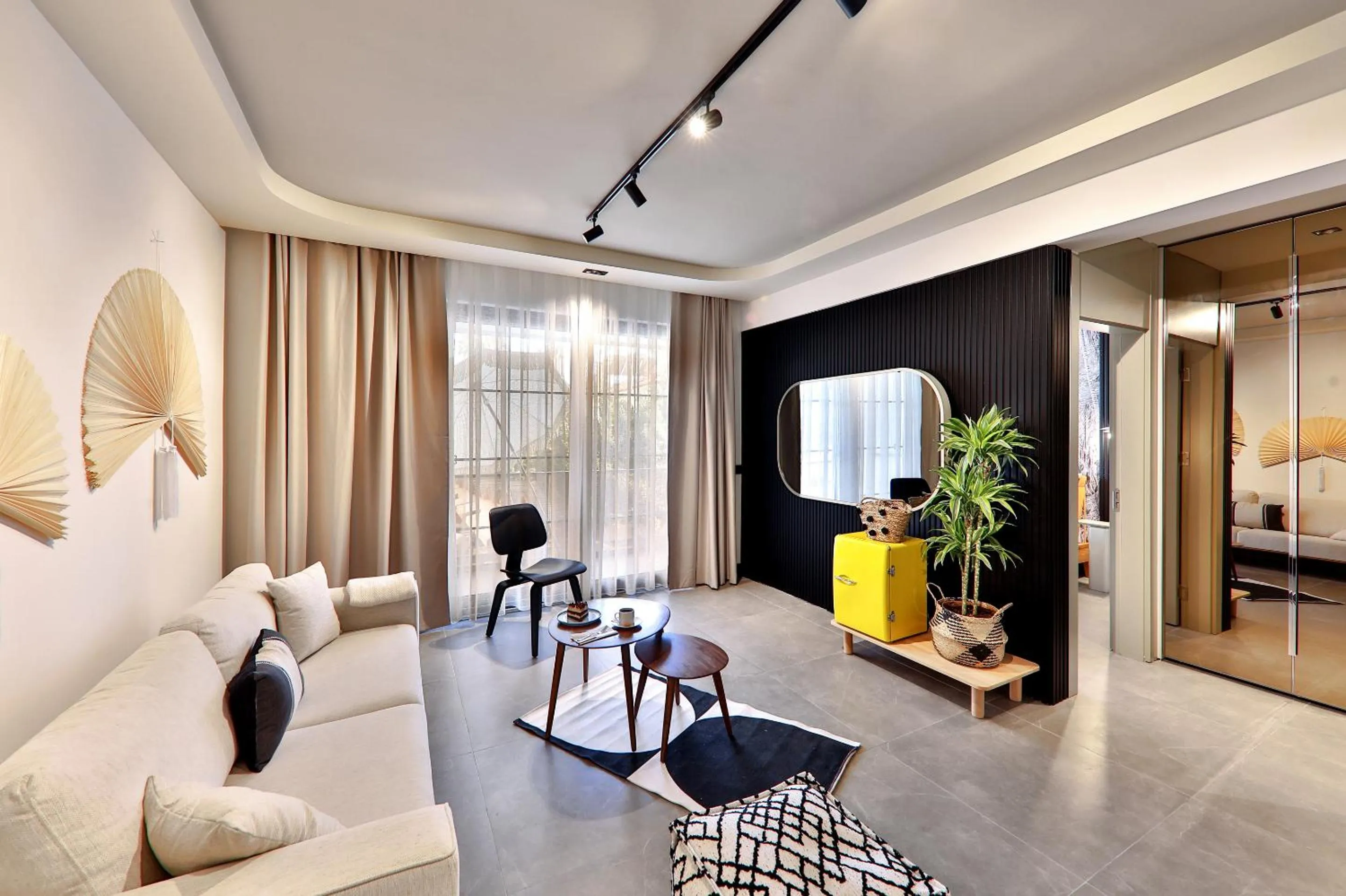 Living room in Luff Suites