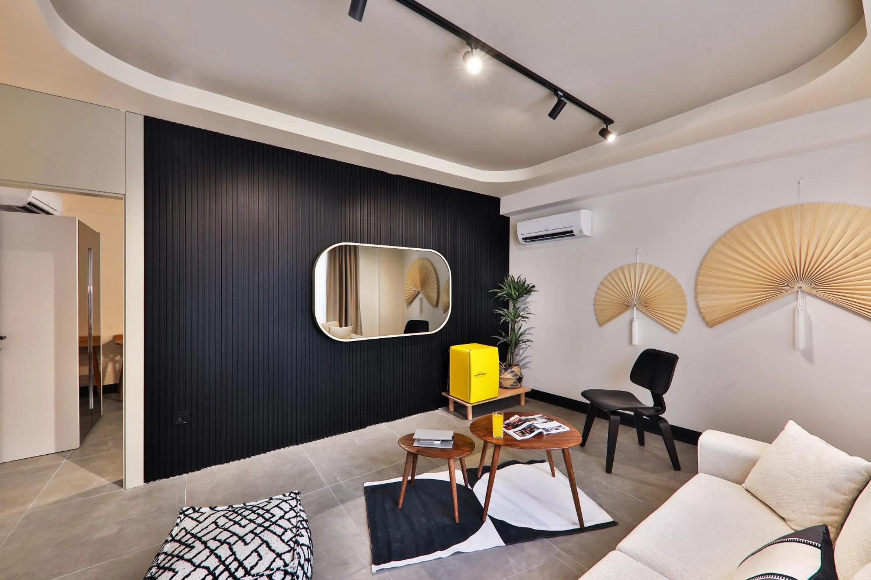 Living room in Luff Suites