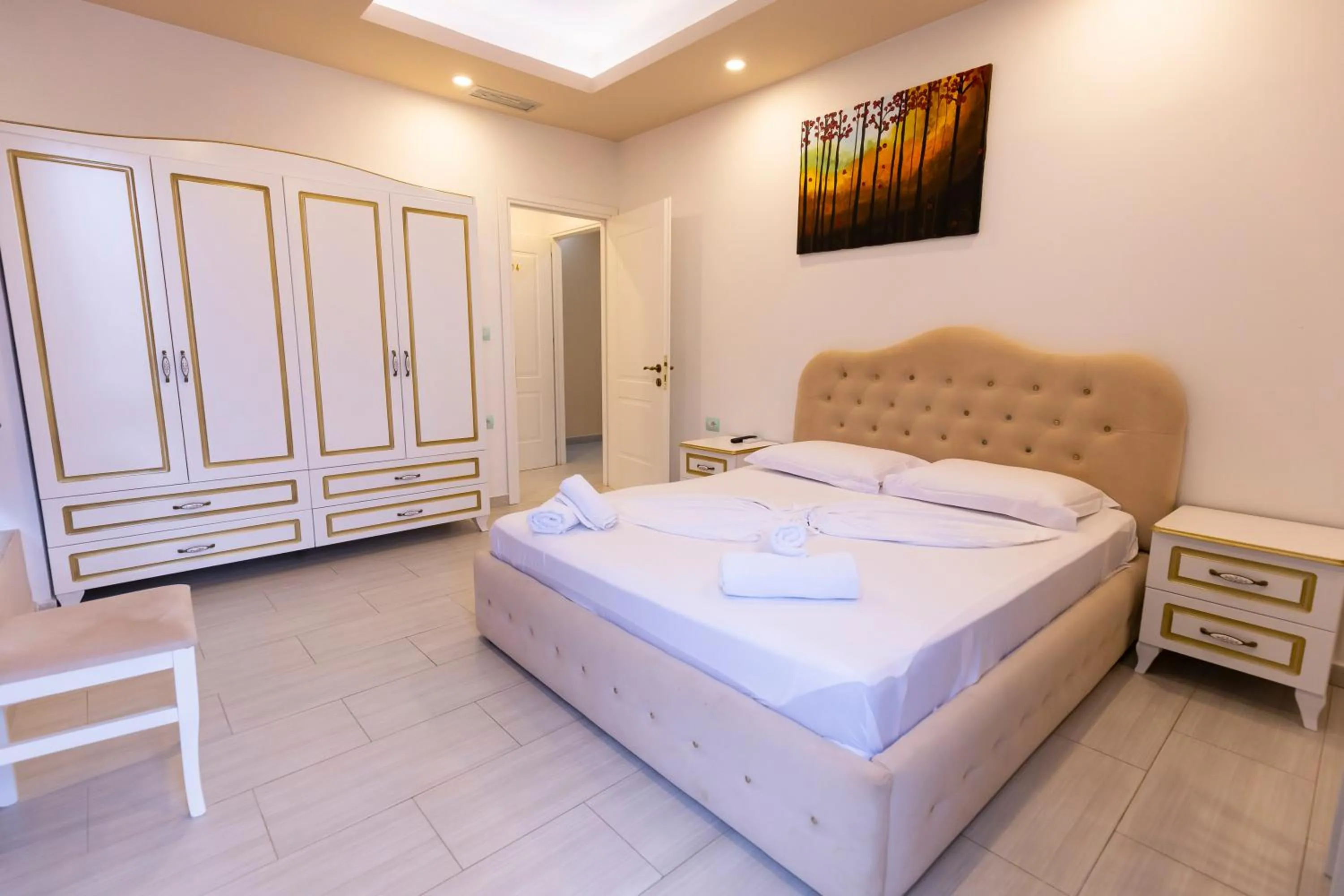 Bed in Hotel Joni Premium