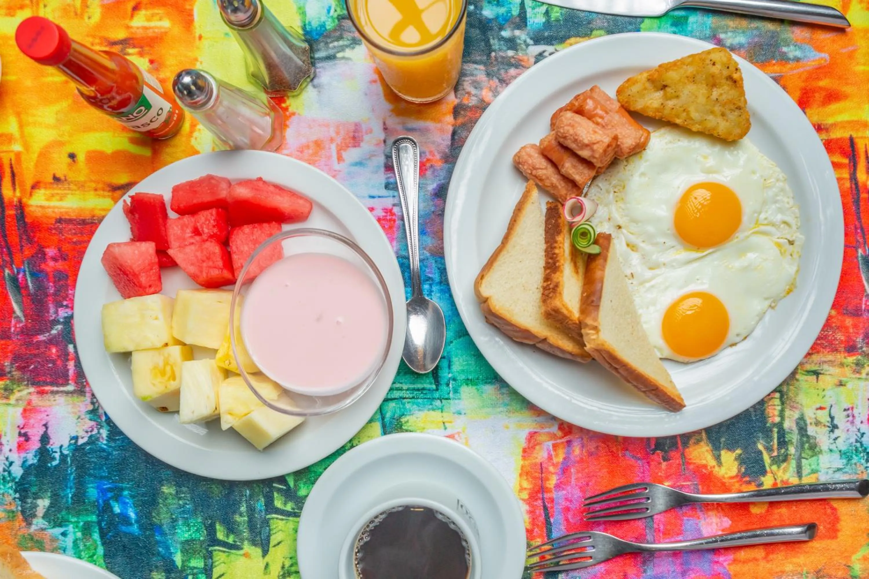 Continental breakfast in Leyenda Boutique Hotel & Spa