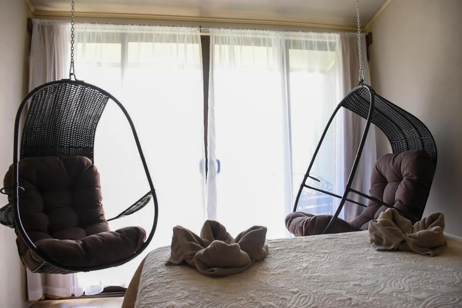 Bed in Cabinas Eddy B&B