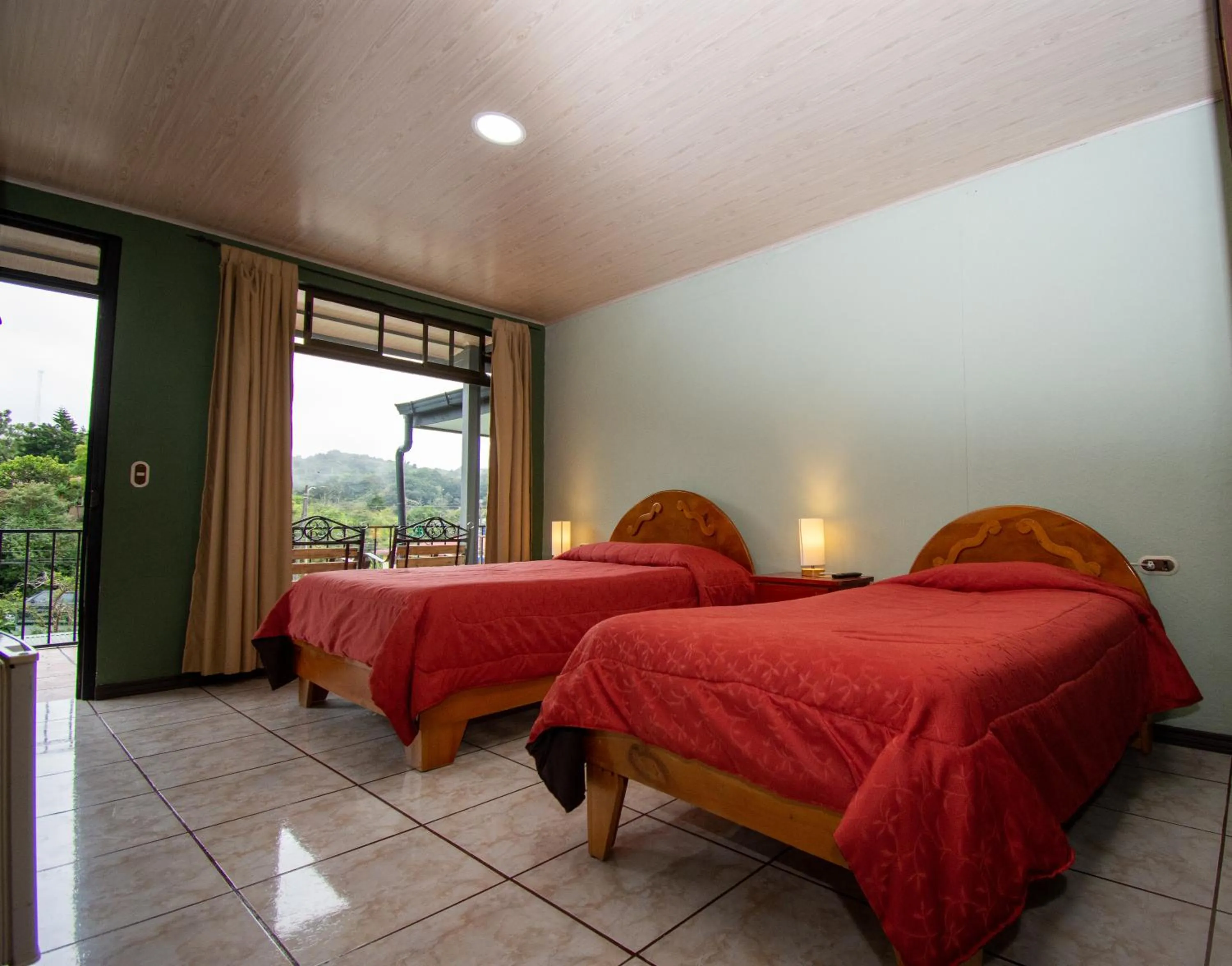 Bed in Cabinas Eddy B&B