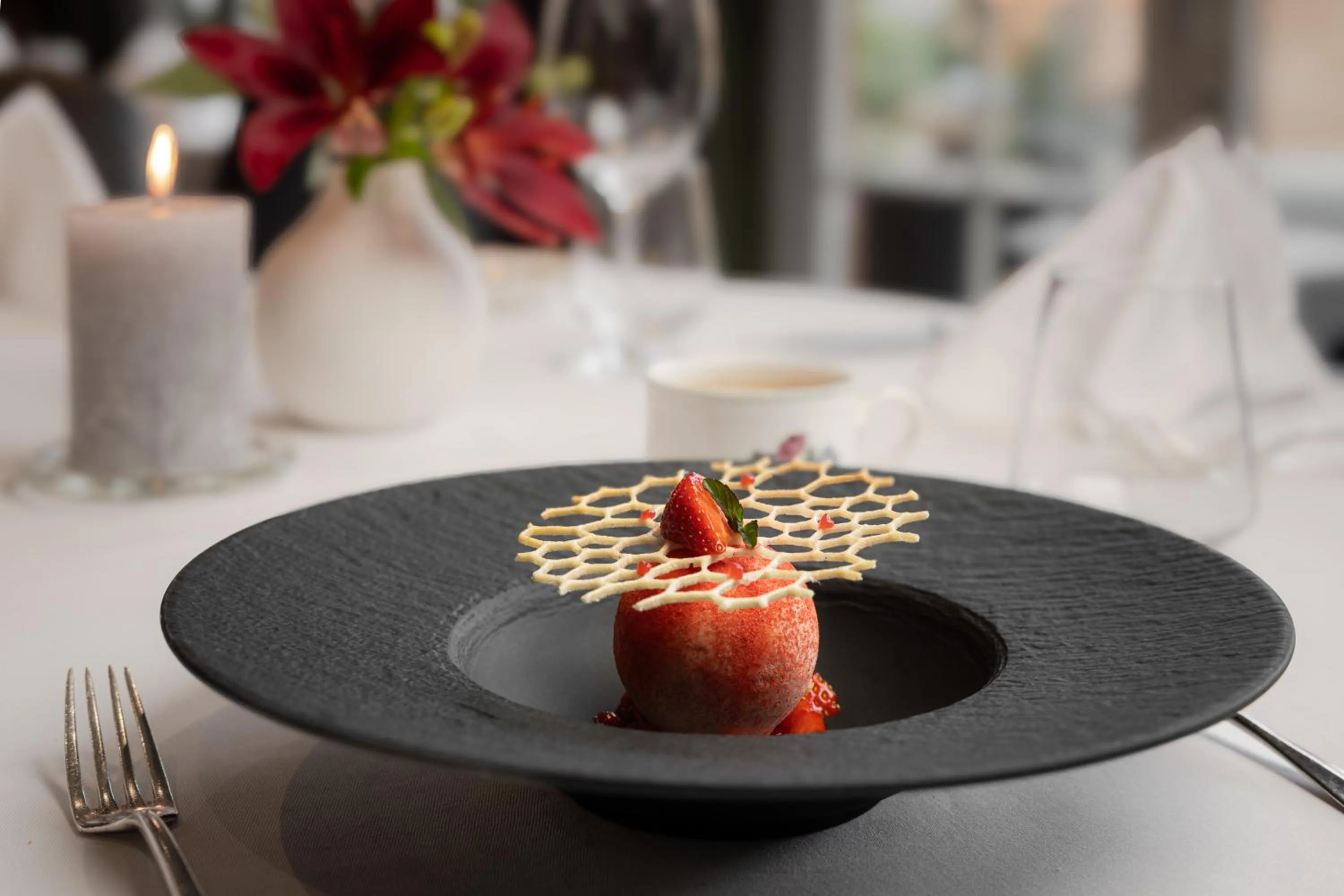 Restaurant/places to eat in Romantik Hotel Schweizerhof