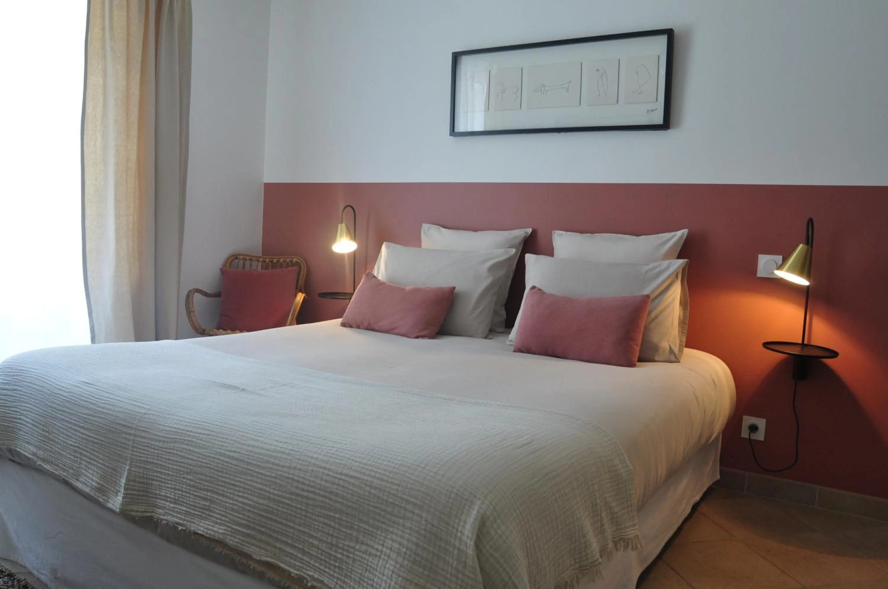 Bed in Chambre d'hôtes A la clé des champs Varen