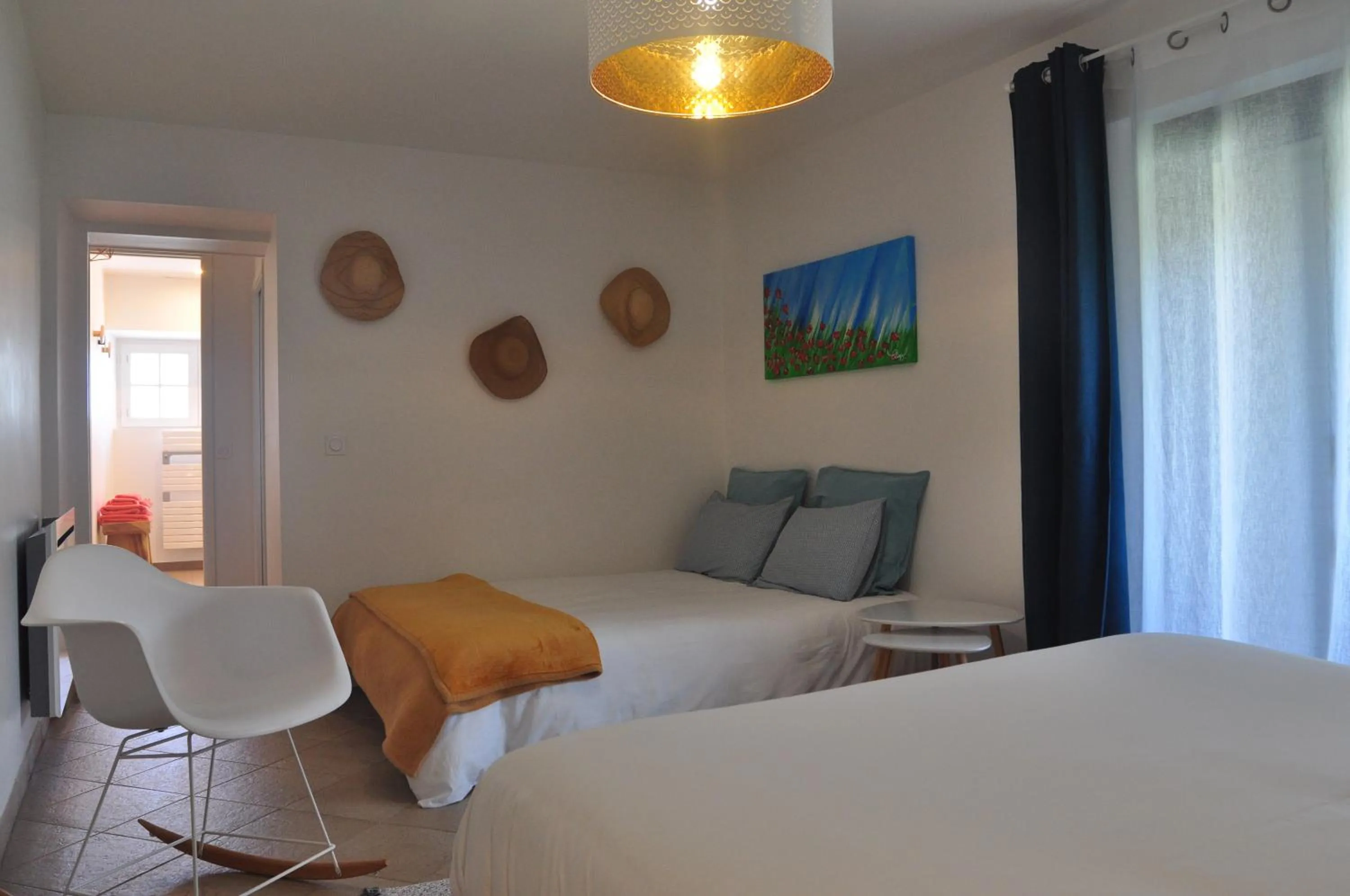 Bed in Chambre d'hôtes A la clé des champs Varen