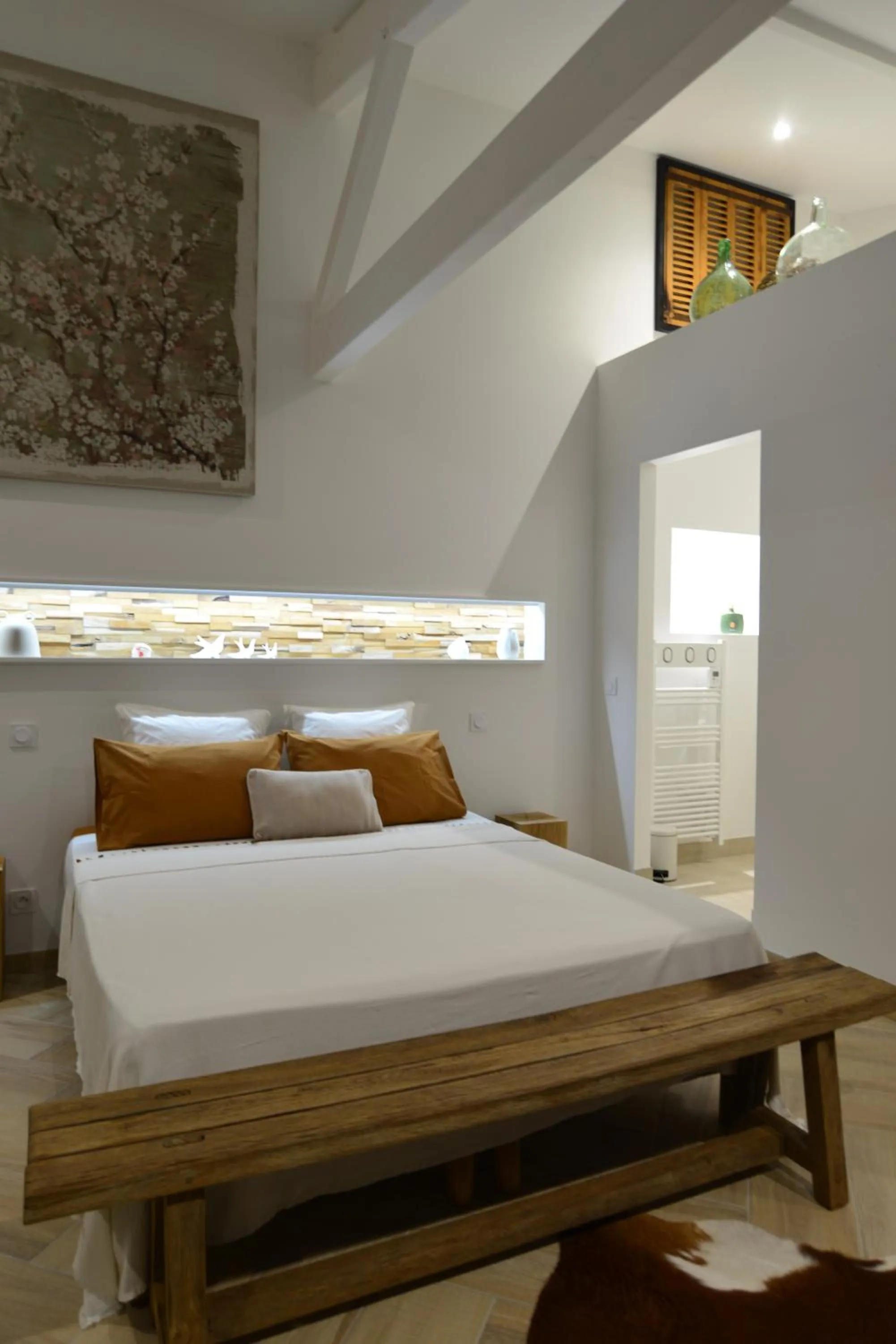 Bed in Chambre d'hôtes A la clé des champs Varen