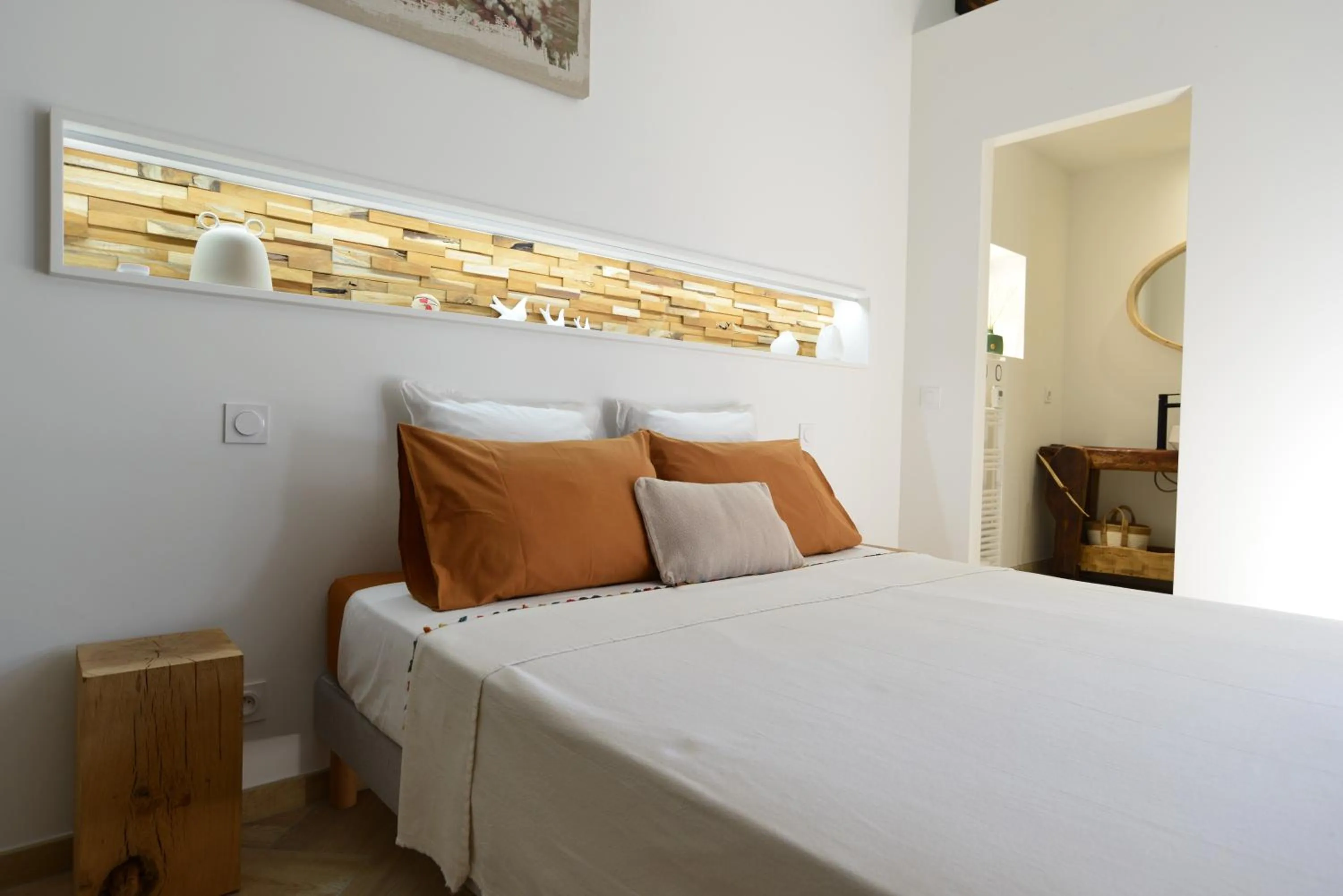 Bed in Chambre d'hôtes A la clé des champs Varen