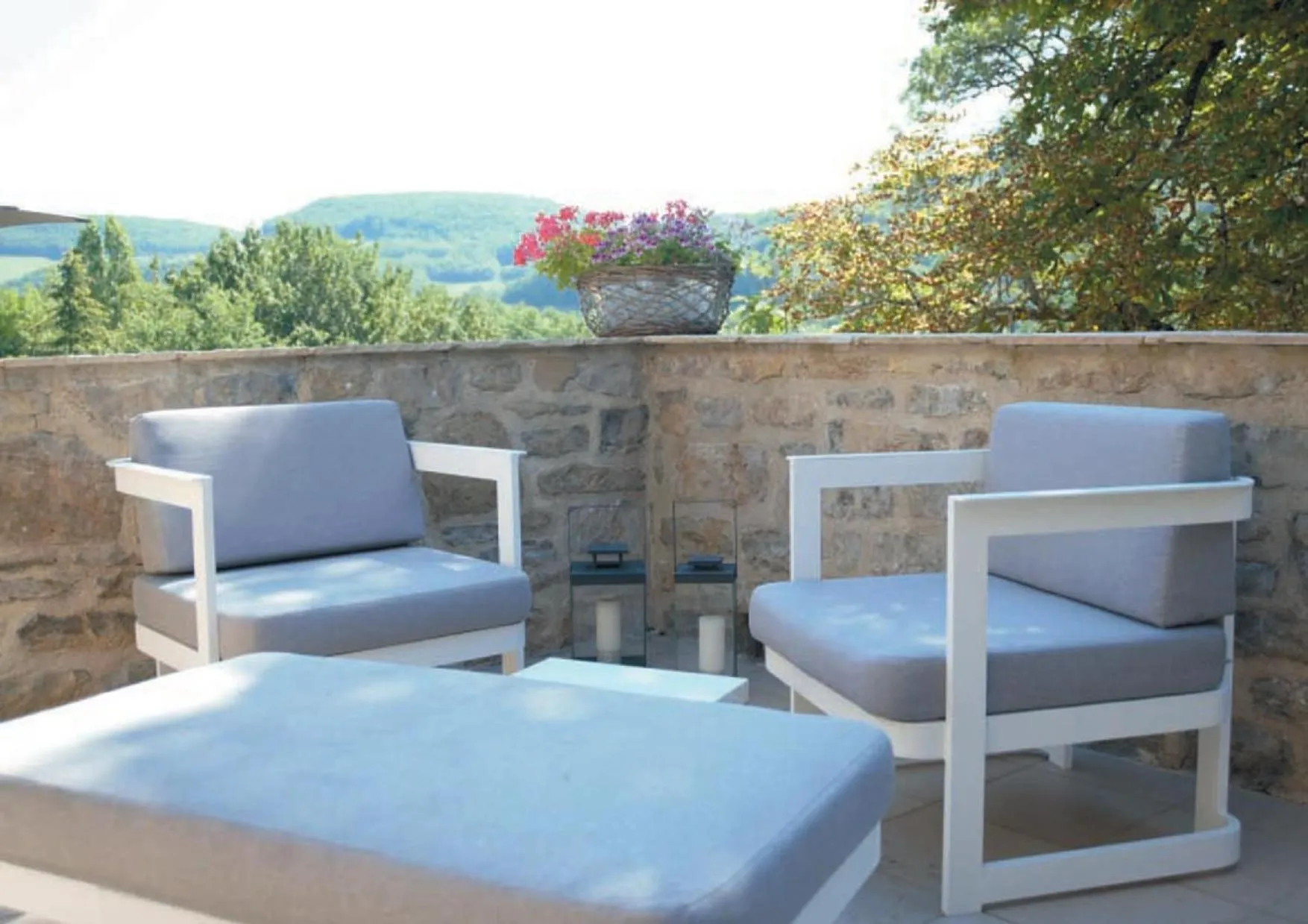 Patio in Chambre d'hôtes A la clé des champs Varen