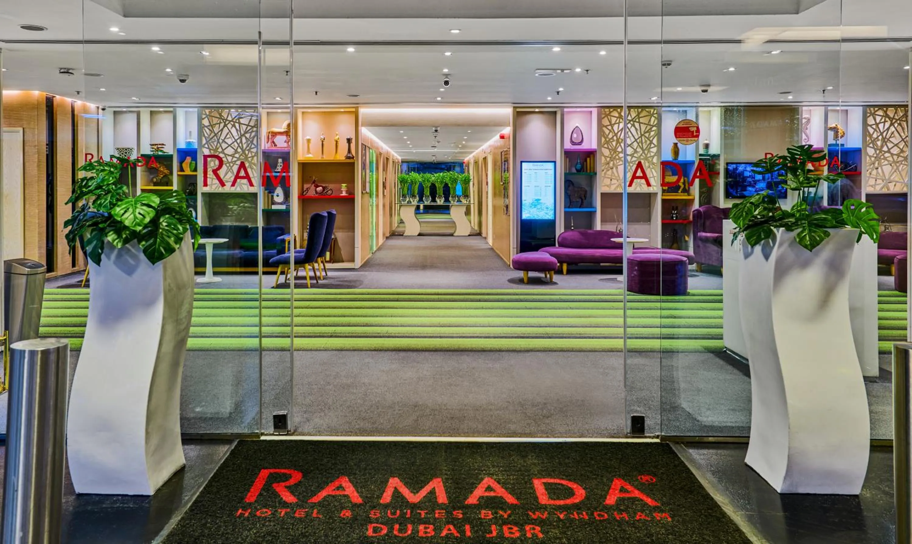 Facade/entrance in Ramada Hotel, Suites and Apartments by Wyndham Dubai JBR