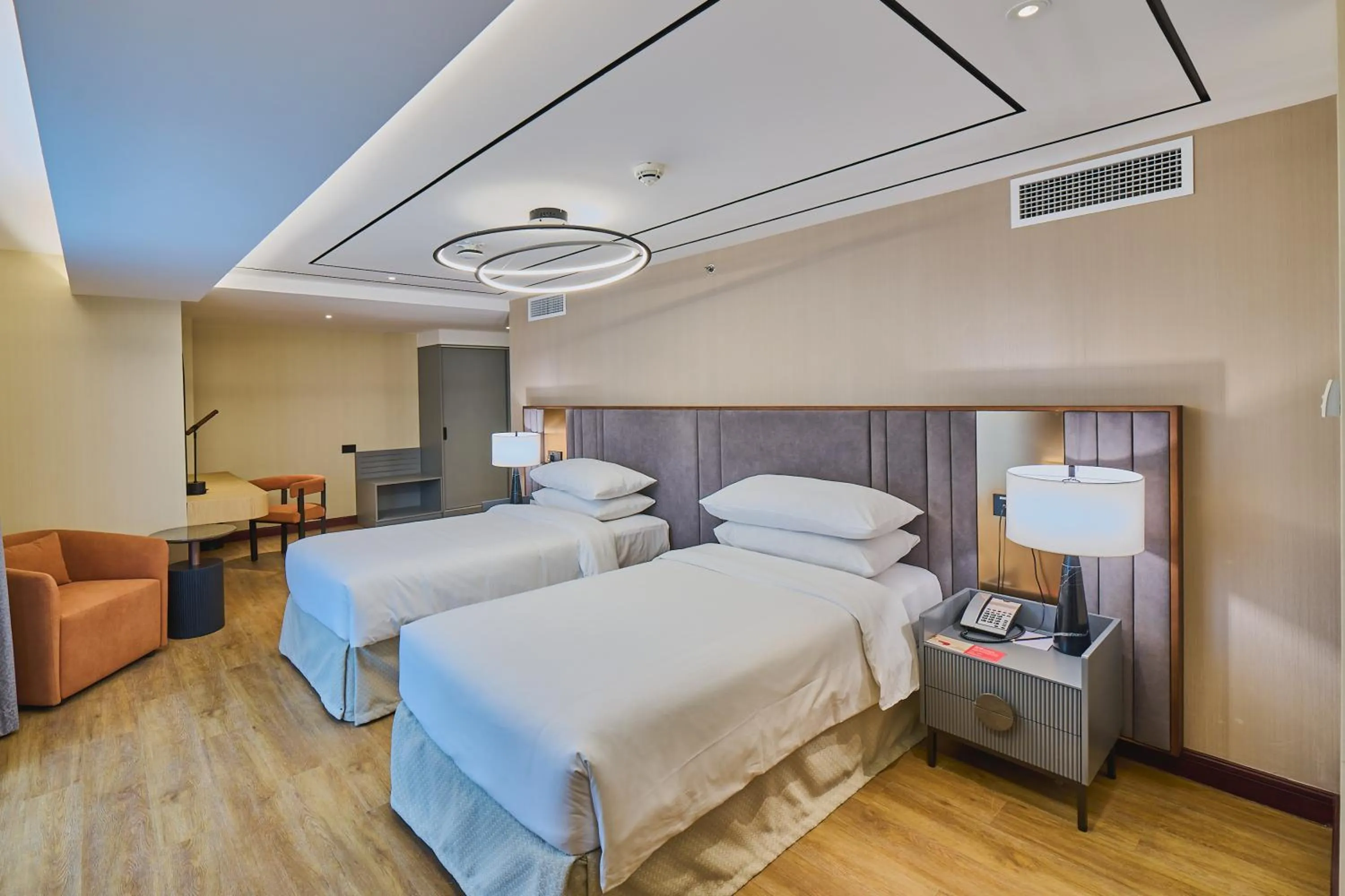 Bed in Ramada Hotel, Suites and Apartments by Wyndham Dubai JBR
