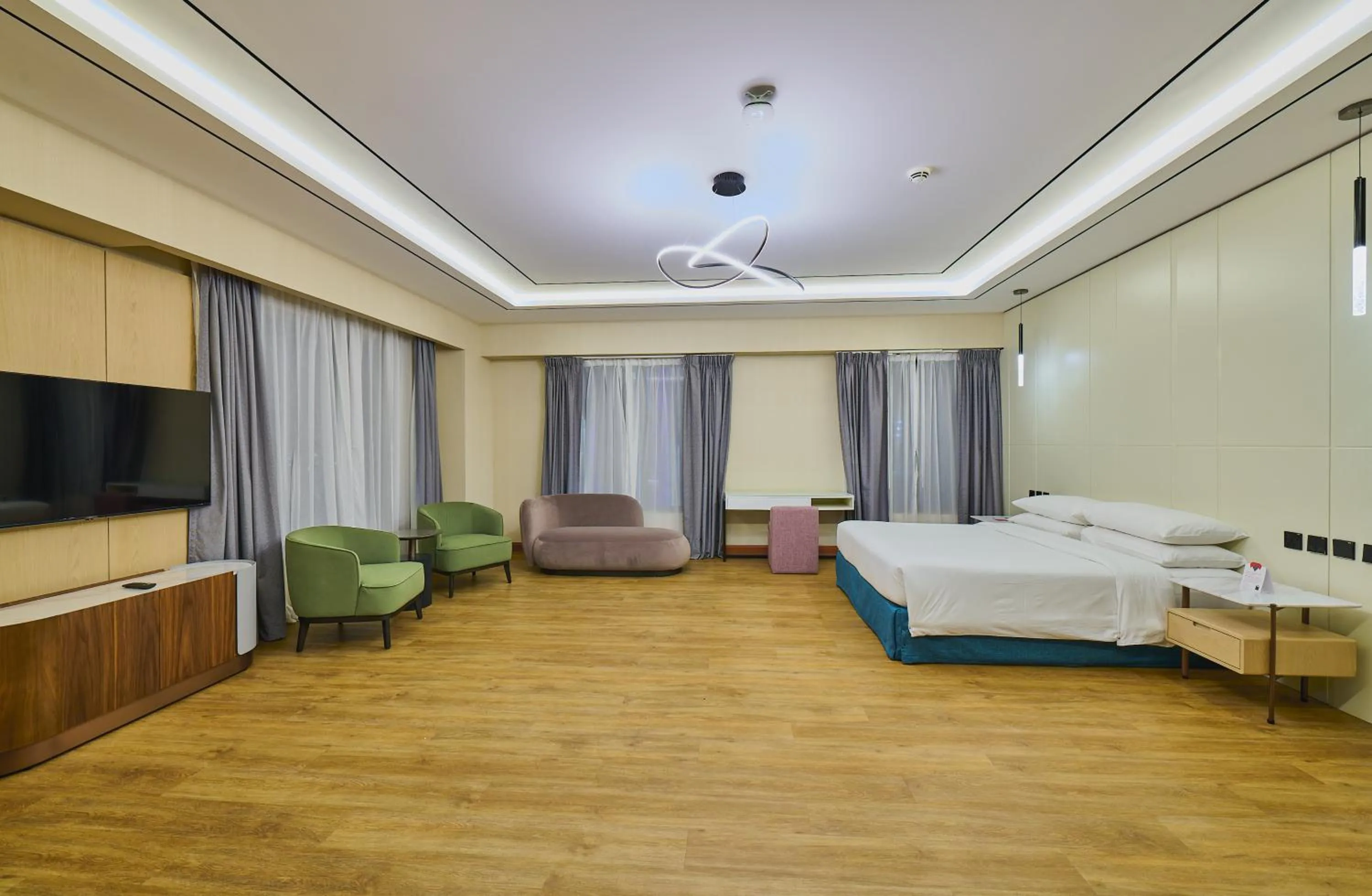Bed in Ramada Hotel, Suites and Apartments by Wyndham Dubai JBR