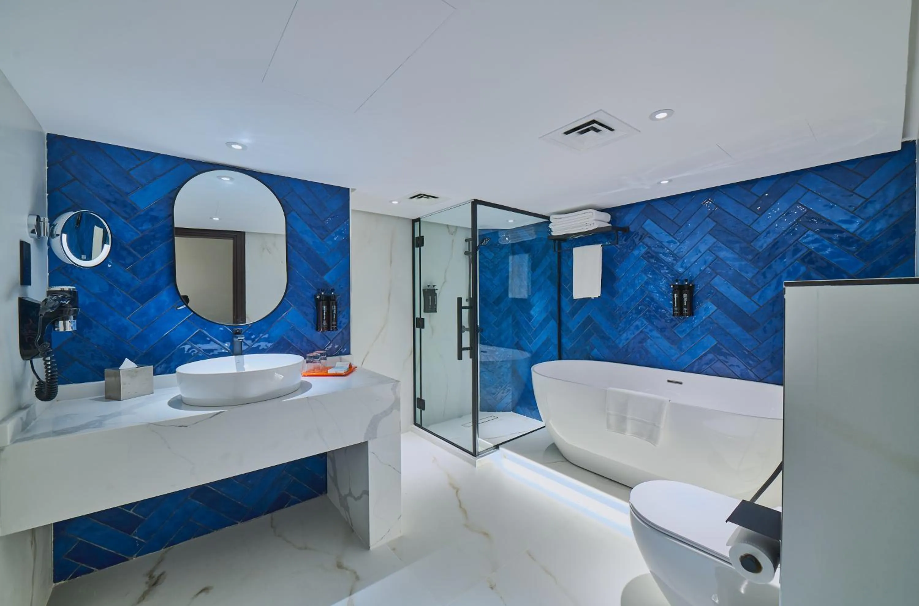 Shower in Ramada Hotel, Suites and Apartments by Wyndham Dubai JBR