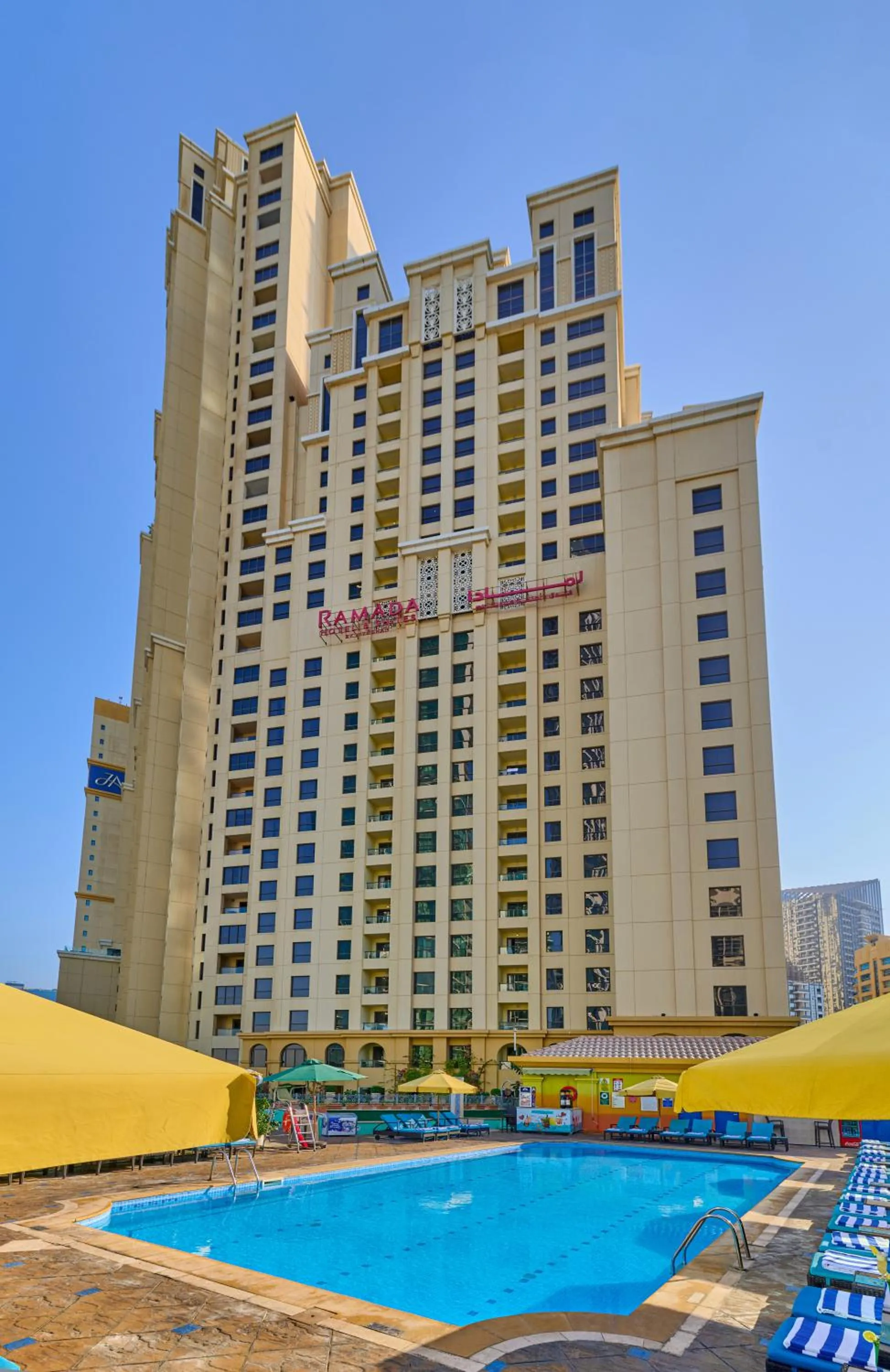 Facade/entrance in Ramada Hotel, Suites and Apartments by Wyndham Dubai JBR