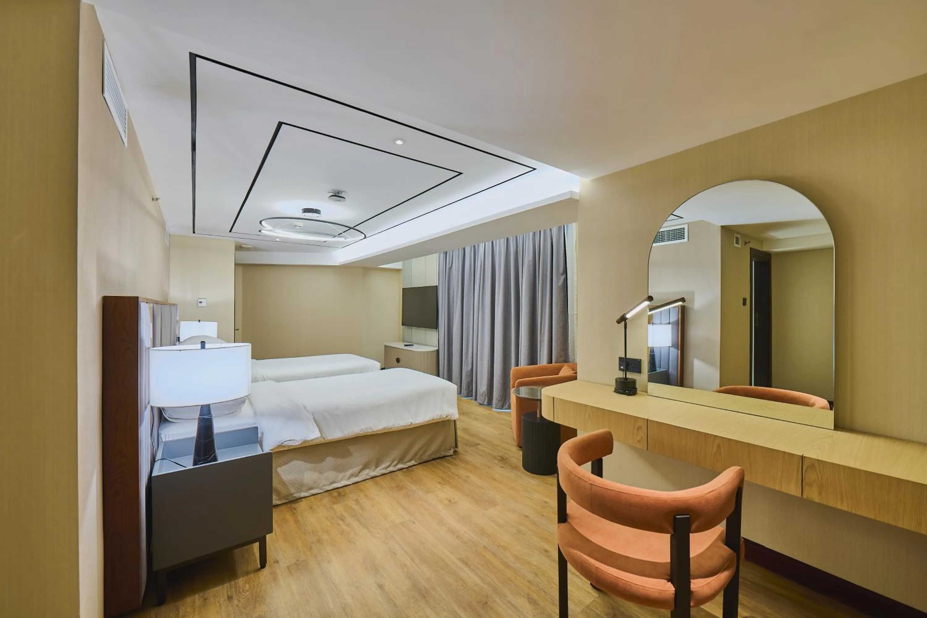 Bed in Ramada Hotel, Suites and Apartments by Wyndham Dubai JBR