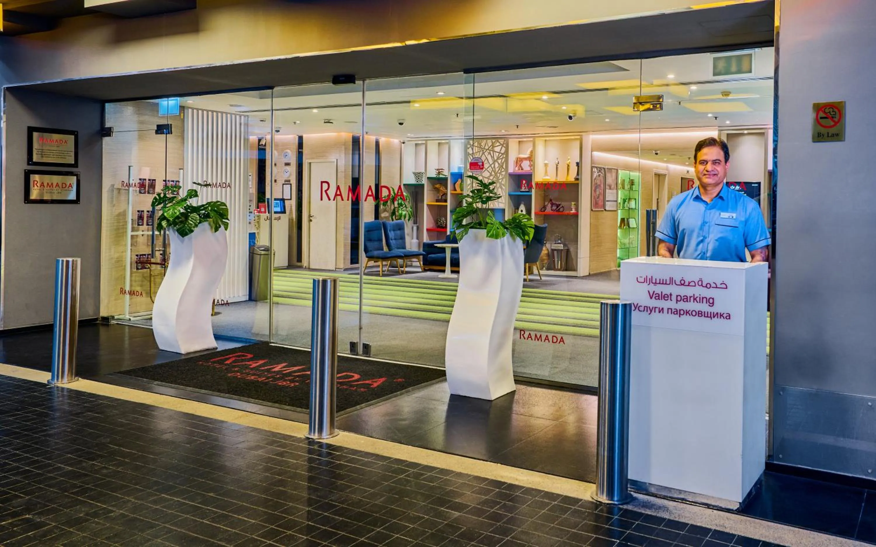 Facade/entrance in Ramada Hotel, Suites and Apartments by Wyndham Dubai JBR