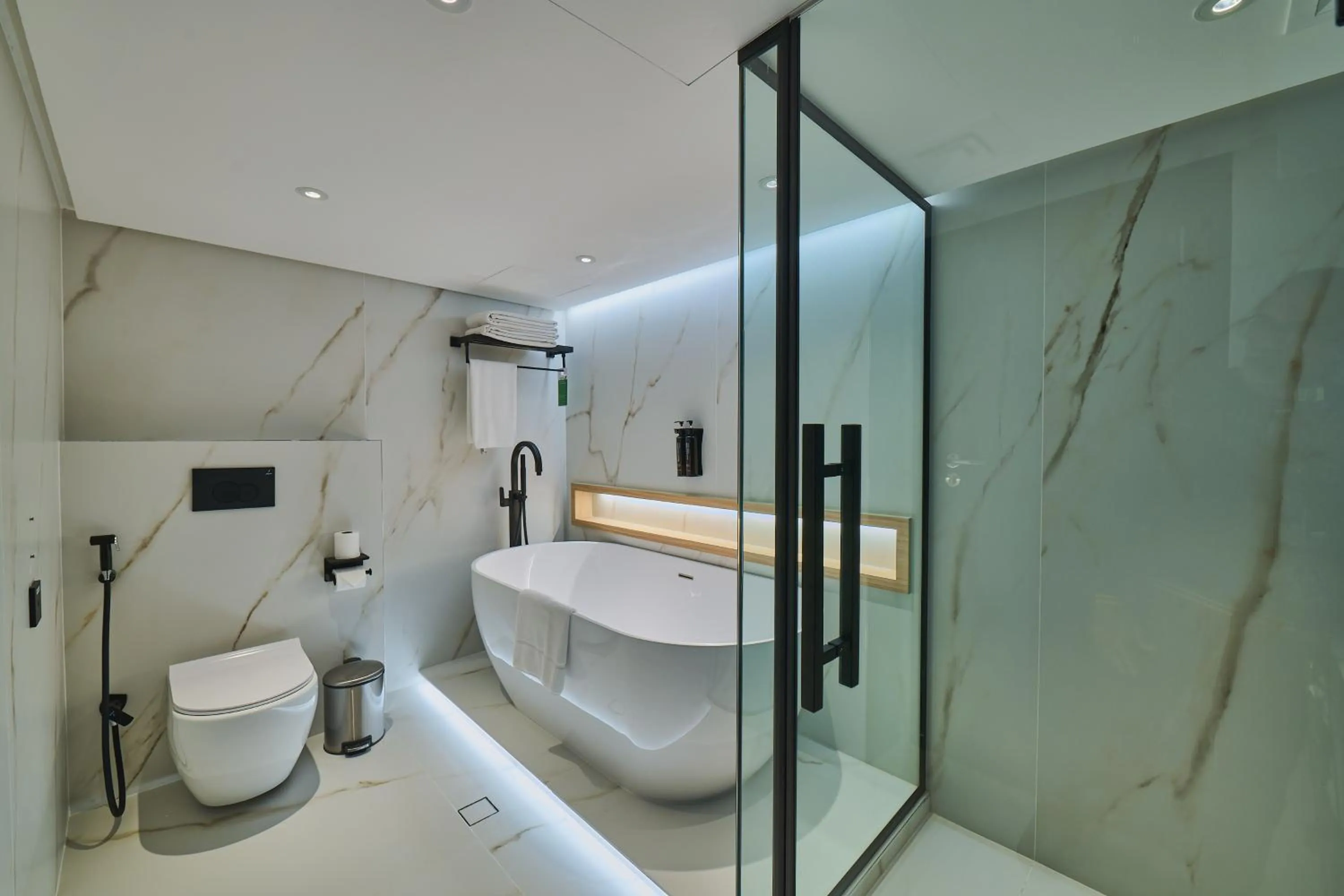 Bathroom in Ramada Hotel, Suites and Apartments by Wyndham Dubai JBR