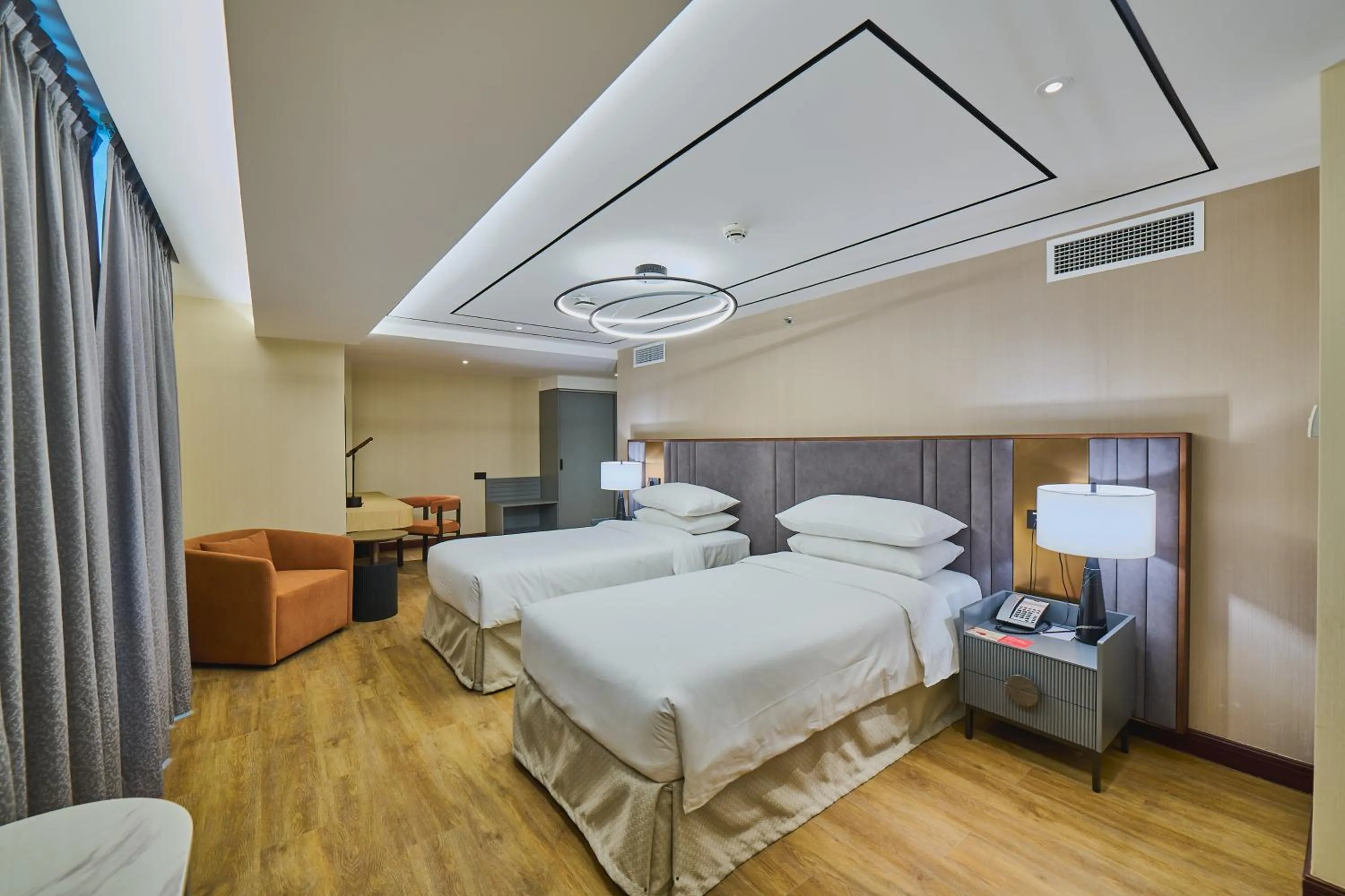 Bed in Ramada Hotel, Suites and Apartments by Wyndham Dubai JBR