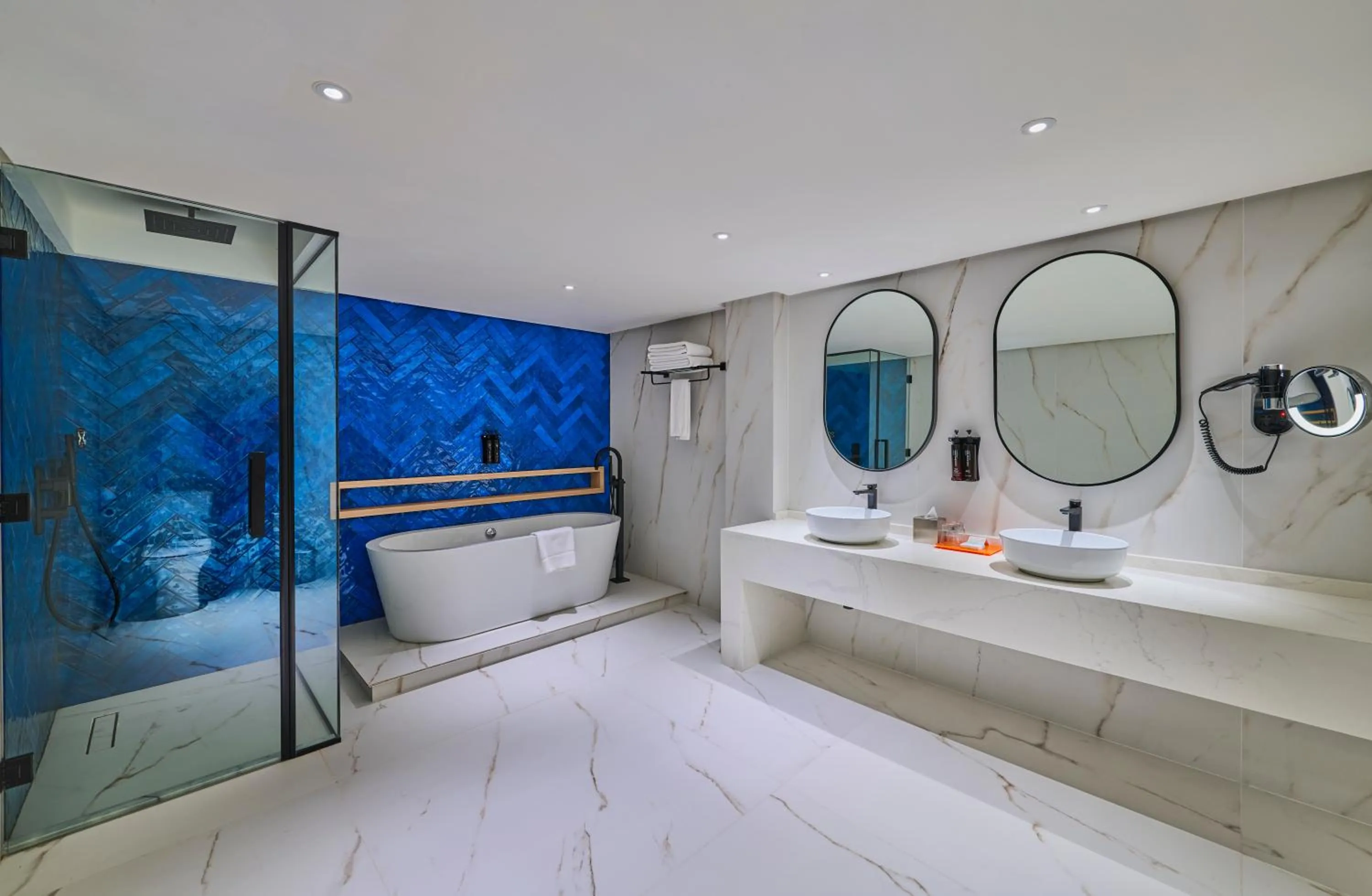 Shower in Ramada Hotel, Suites and Apartments by Wyndham Dubai JBR