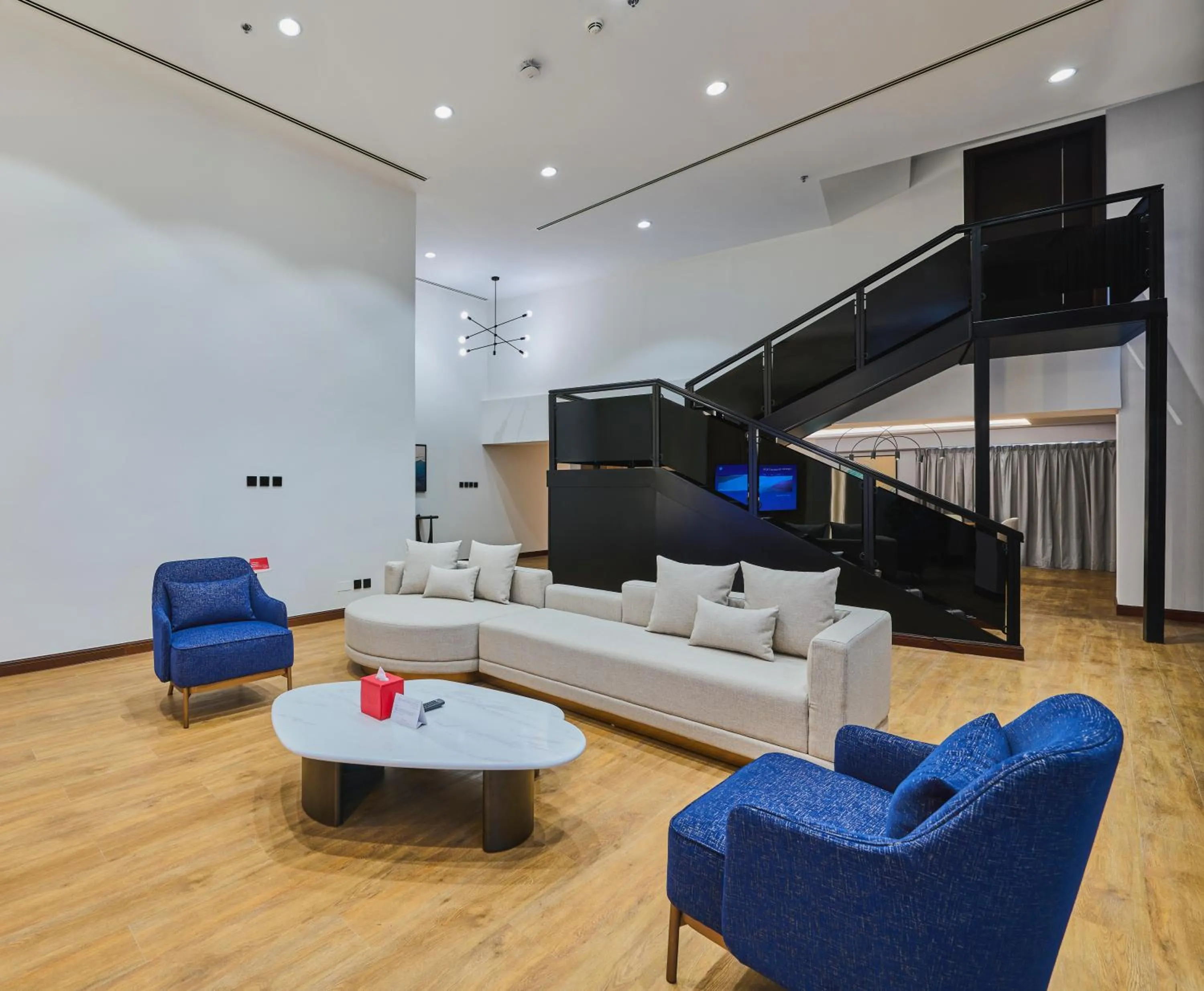 Living room in Ramada Hotel, Suites and Apartments by Wyndham Dubai JBR