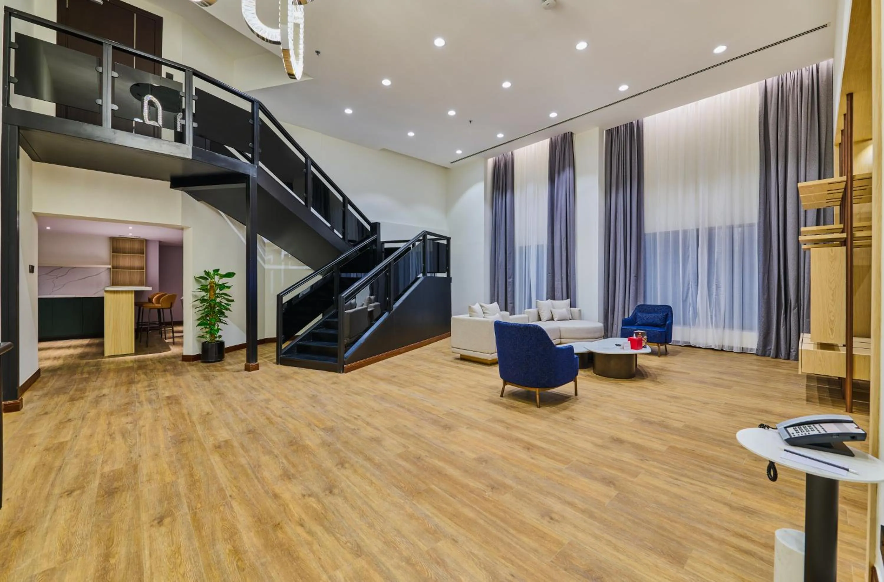 Living room in Ramada Hotel, Suites and Apartments by Wyndham Dubai JBR