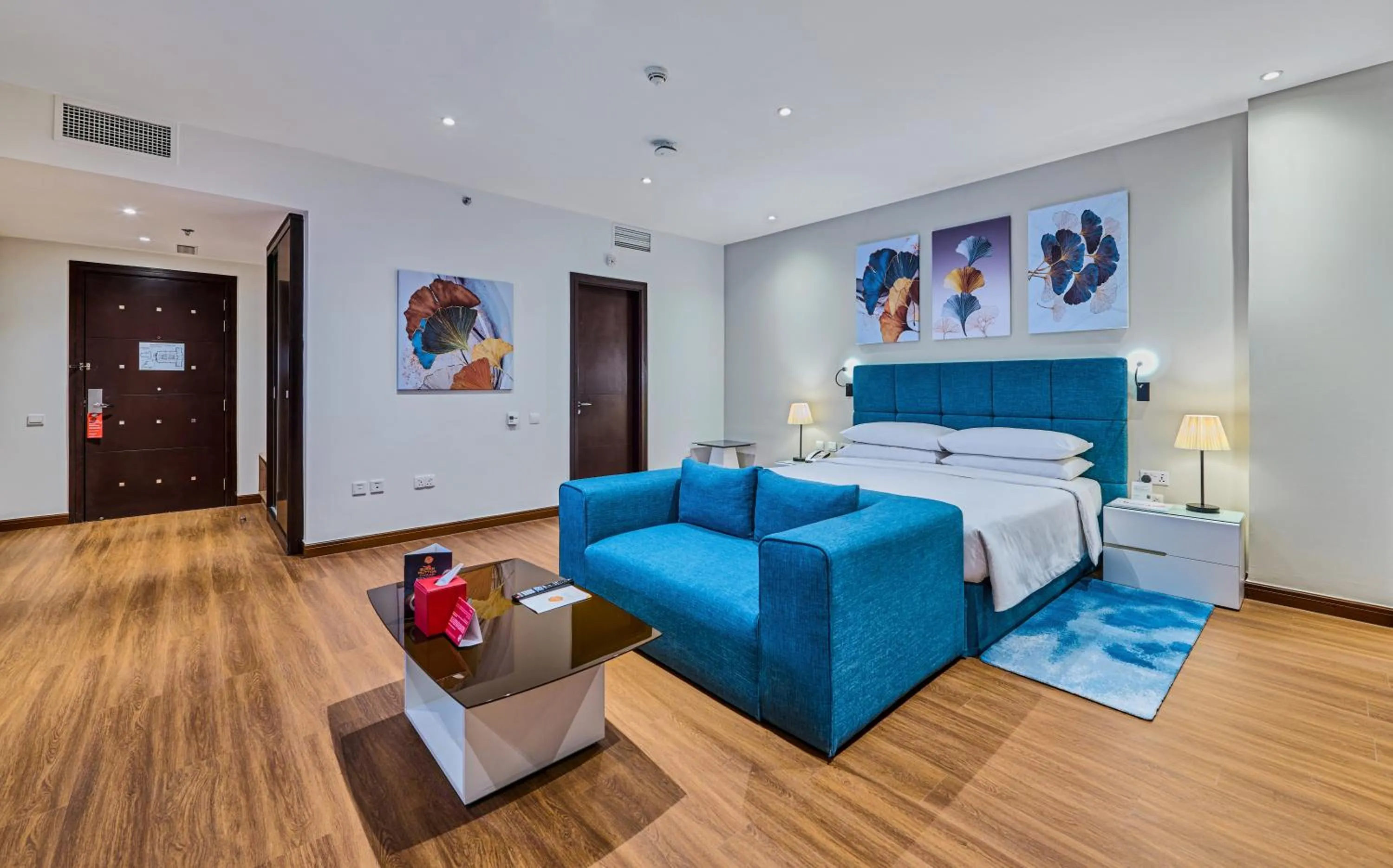 Bed in Ramada Hotel, Suites and Apartments by Wyndham Dubai JBR