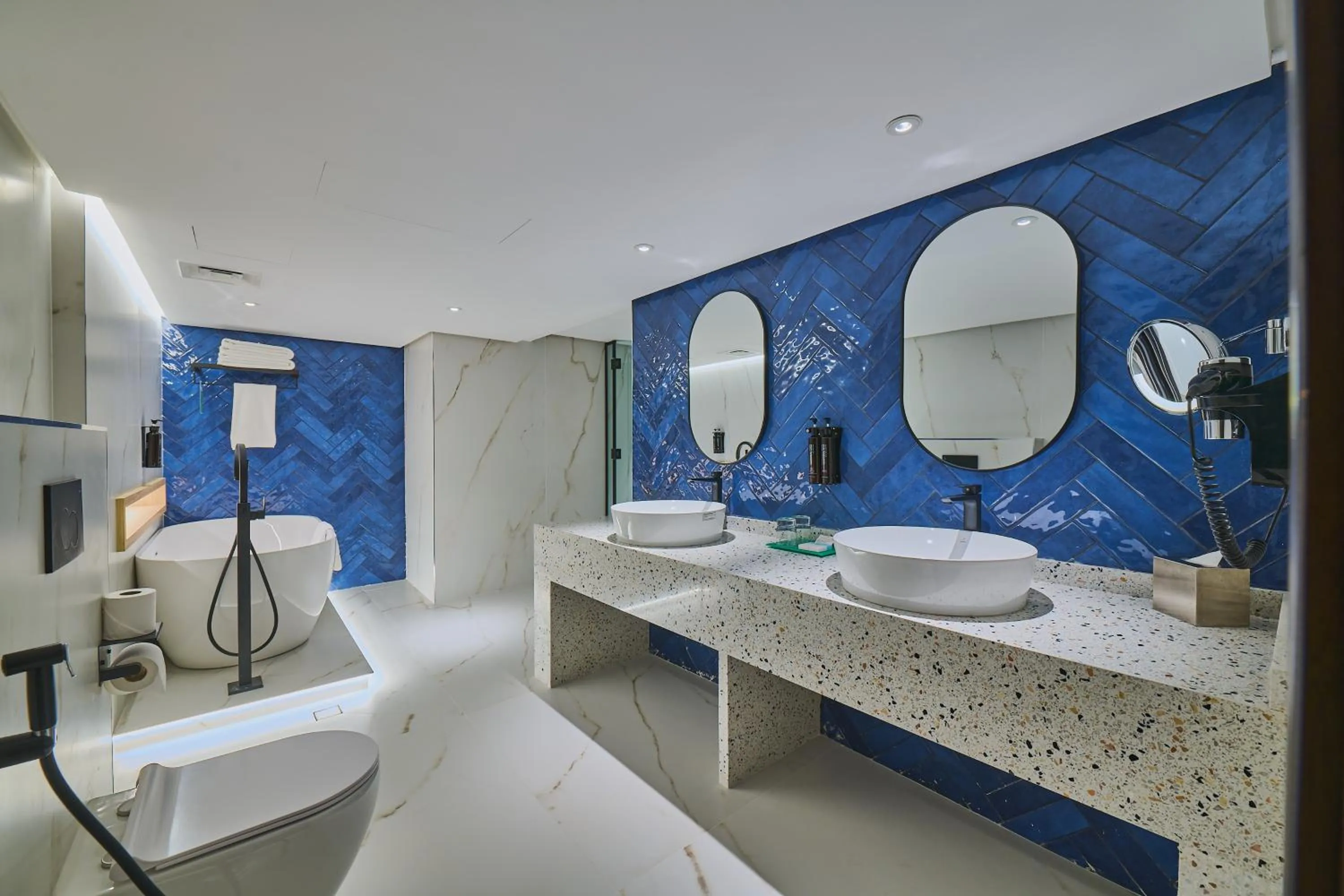 Bathroom in Ramada Hotel, Suites and Apartments by Wyndham Dubai JBR