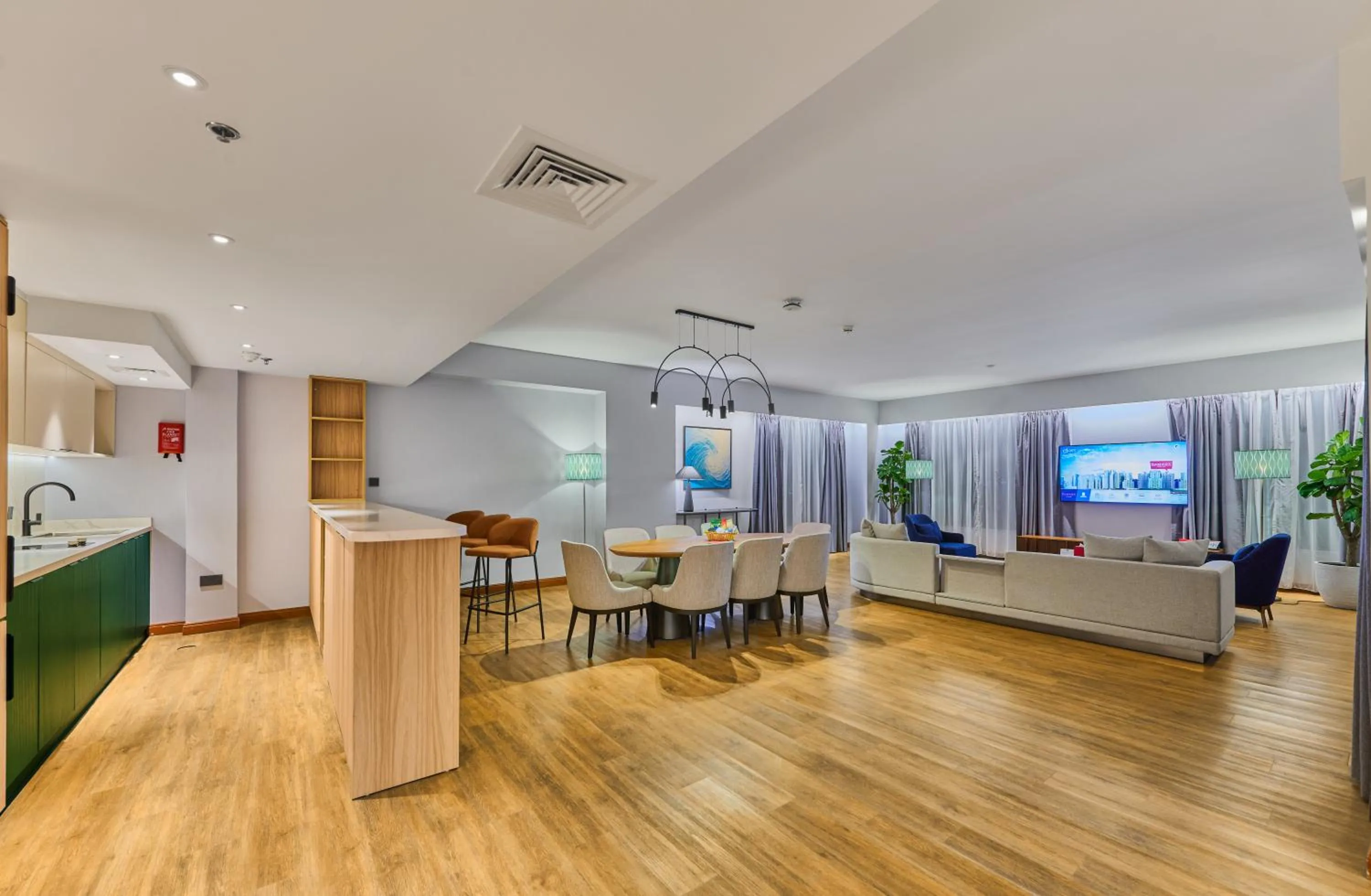 Kitchen or kitchenette in Ramada Hotel, Suites and Apartments by Wyndham Dubai JBR