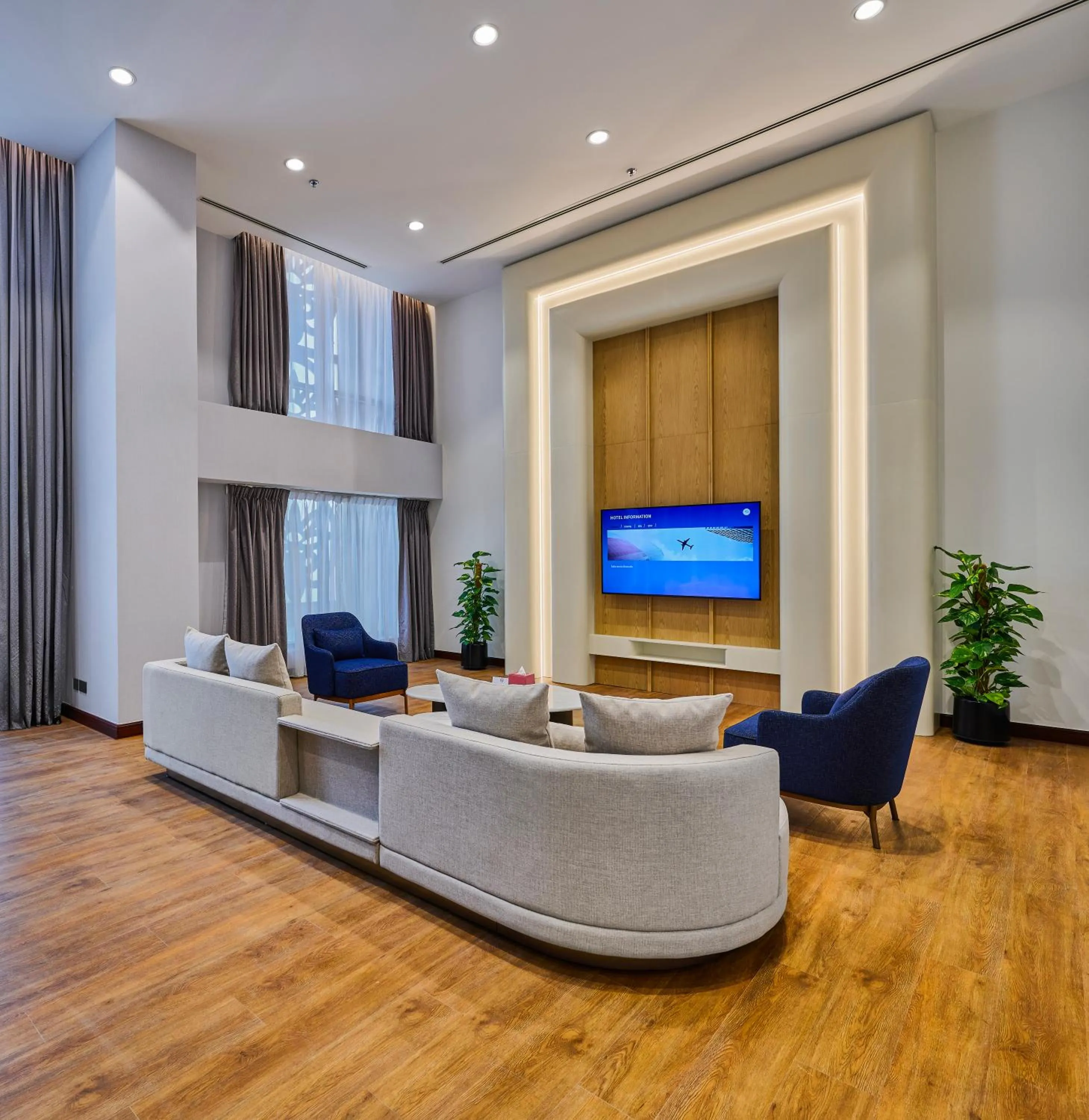 Living room in Ramada Hotel, Suites and Apartments by Wyndham Dubai JBR