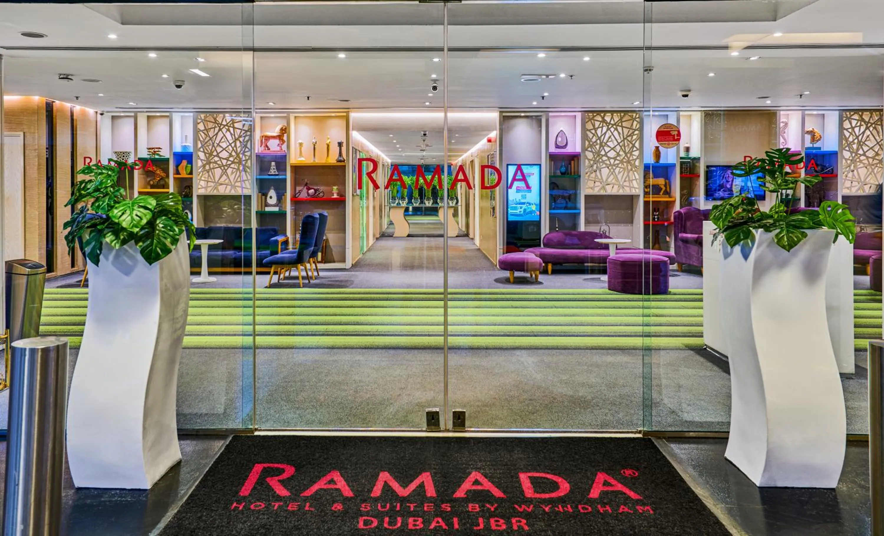 Facade/entrance in Ramada Hotel, Suites and Apartments by Wyndham Dubai JBR