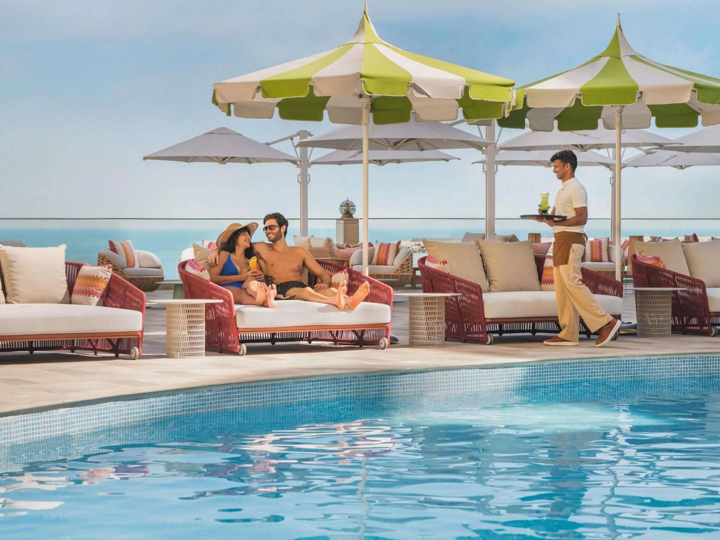 Pool view in Pullman Resort Al Marjan Island