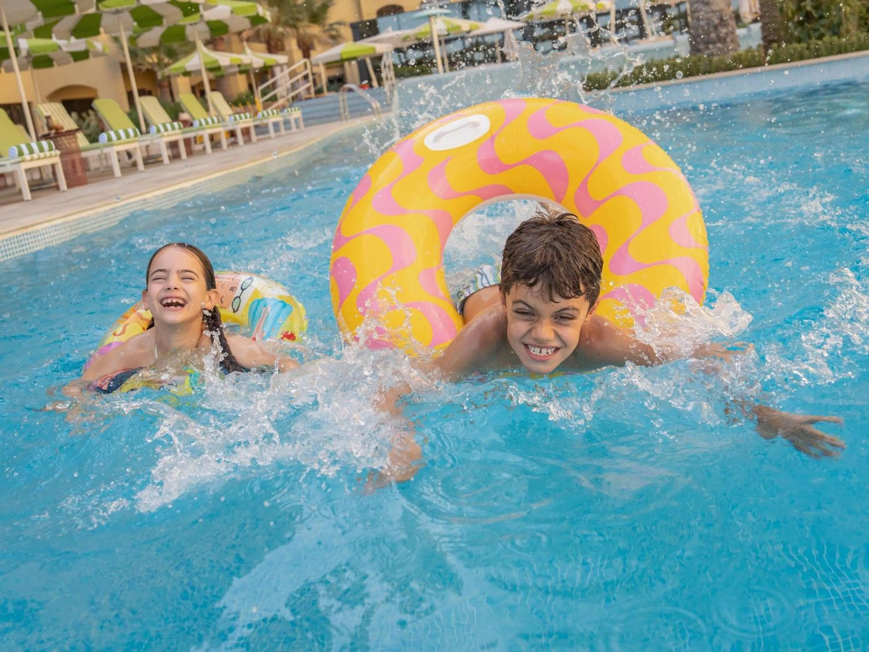 Pool view in Pullman Resort Al Marjan Island