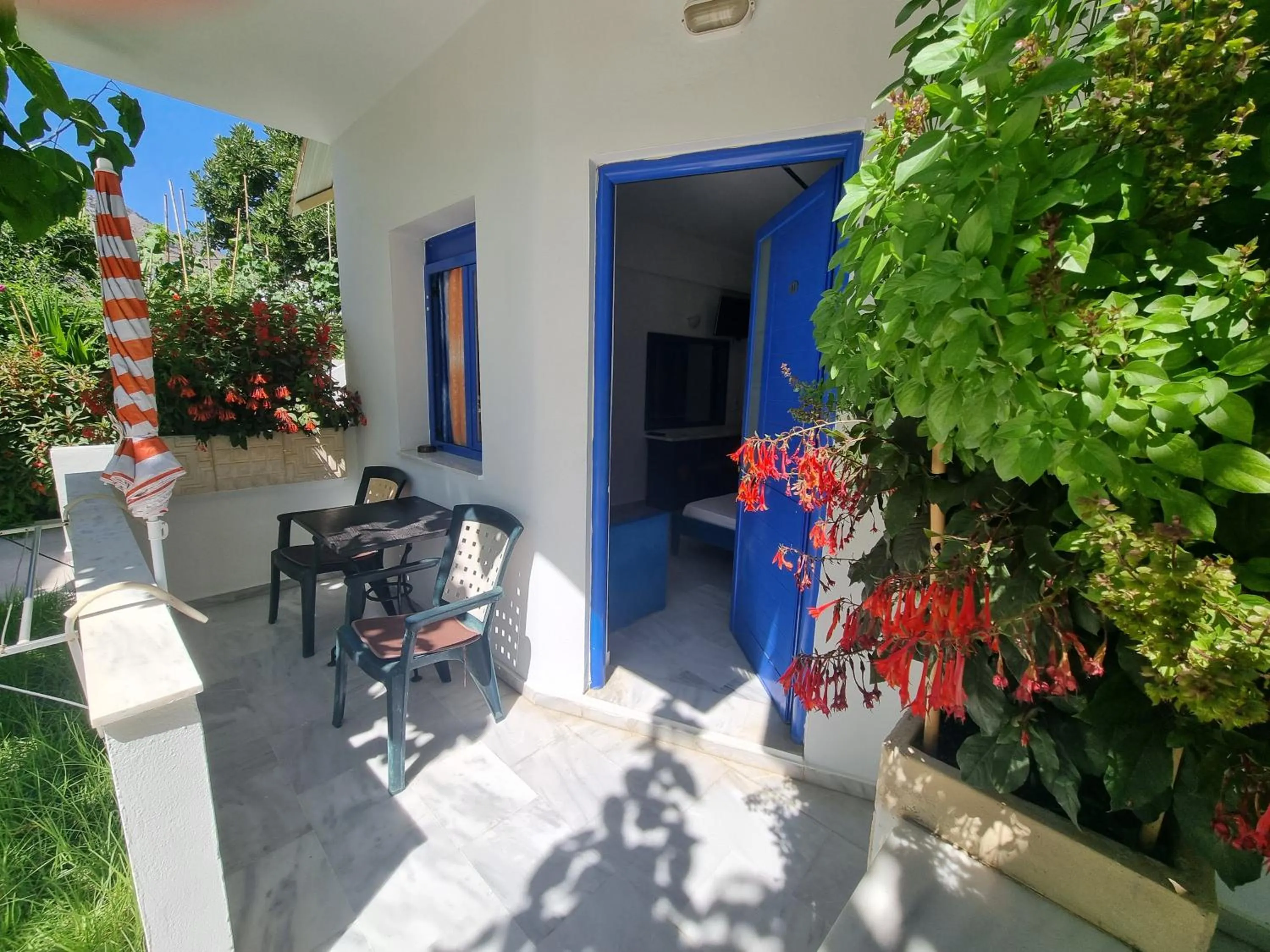 Balcony/Terrace in Leonidas Studios & Apartments