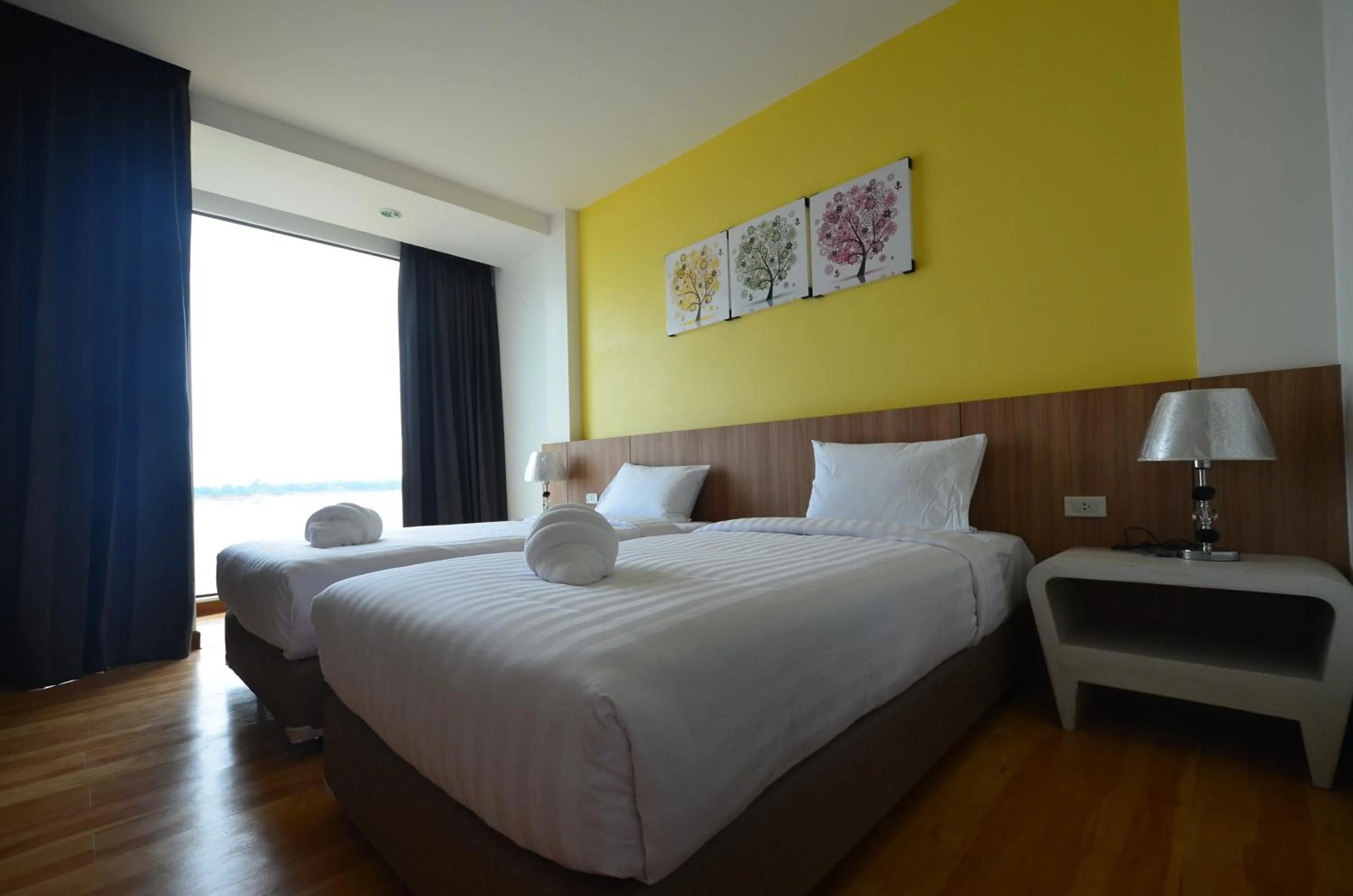 Bedroom, Bed in The River Hotel